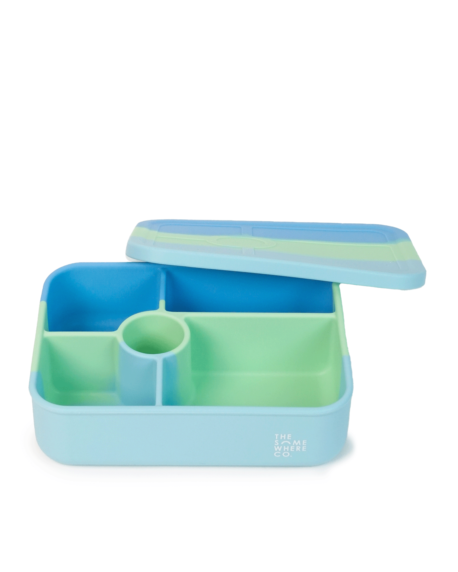 Peppermint Large Silicone Bento Lunch Box