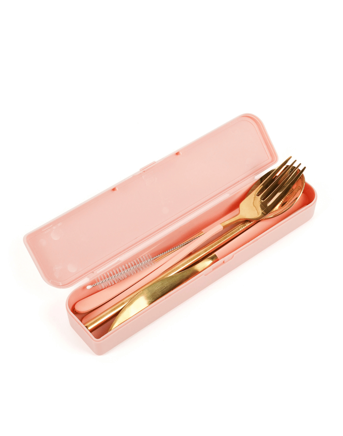 Cutlery Kit - Gold with Blush Handle (PRE-ORDER)