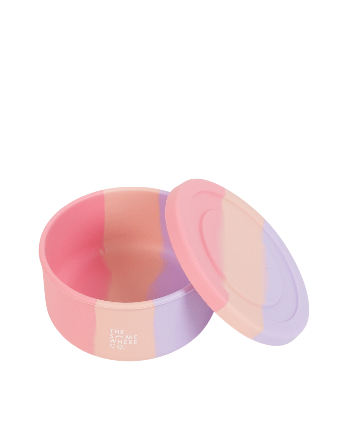Cotton Candy Round Silicone Lunch Box