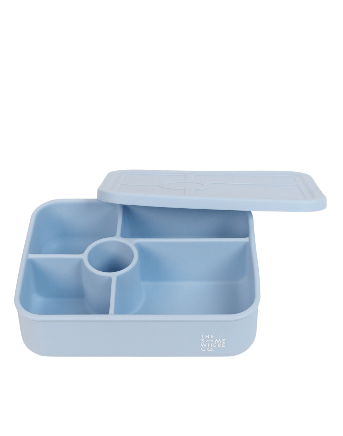 Powder Blue Large Silicone Bento Lunch Box