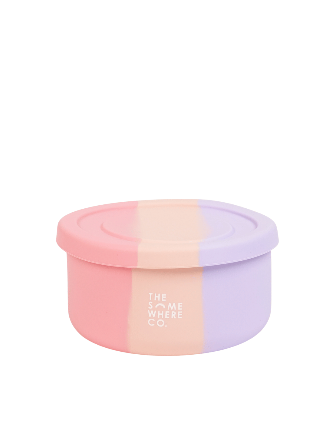 Cotton Candy Round Silicone Lunch Box