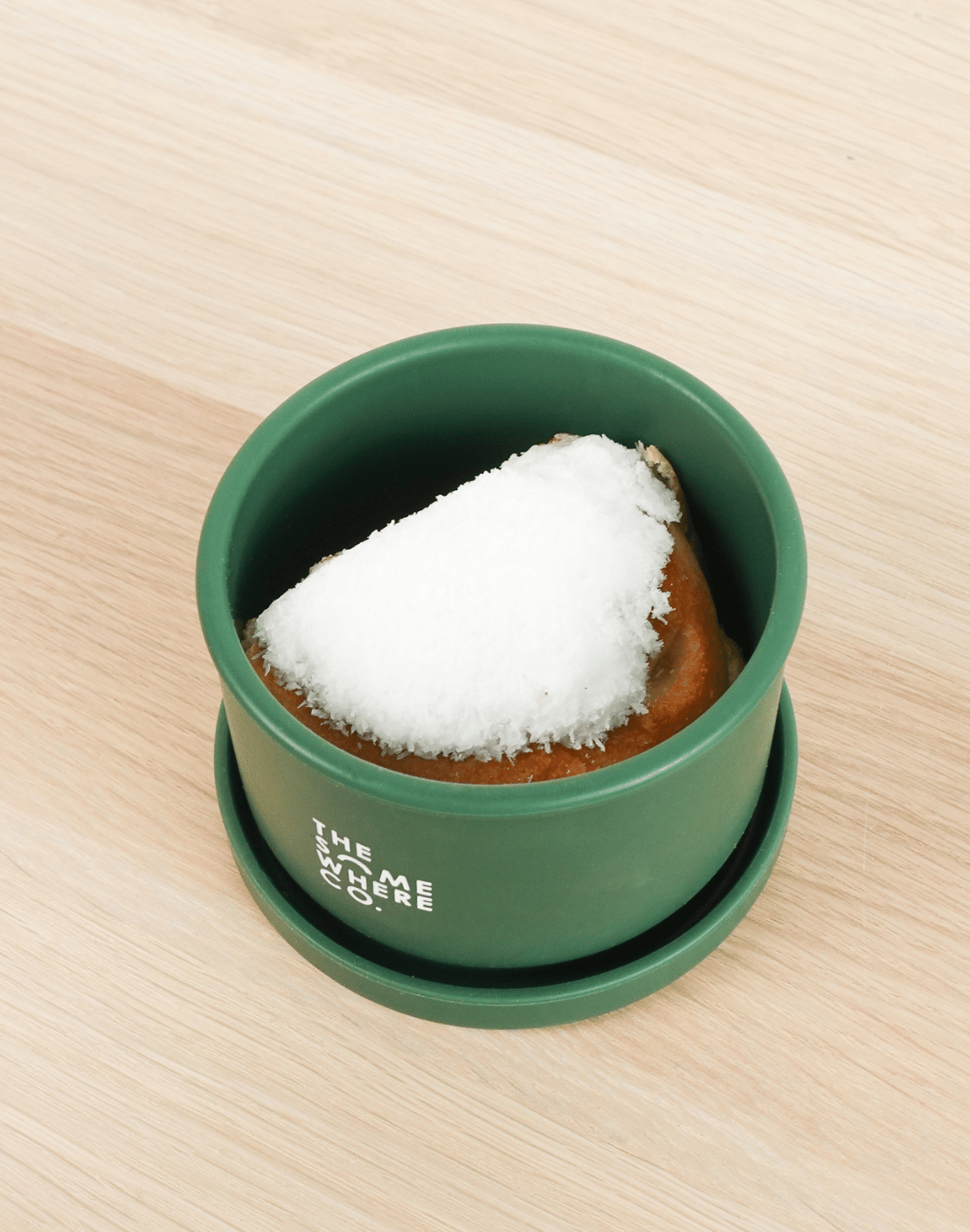 Forest Green Silicone Snack Box