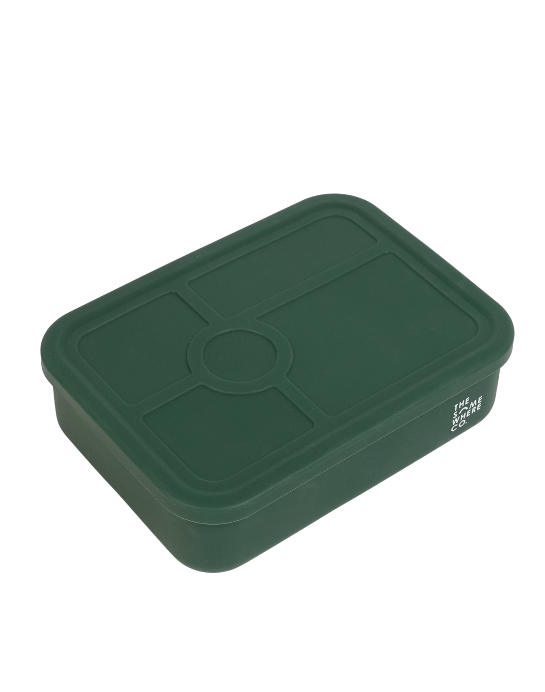 Forest Green Large Silicone Bento Lunch Box