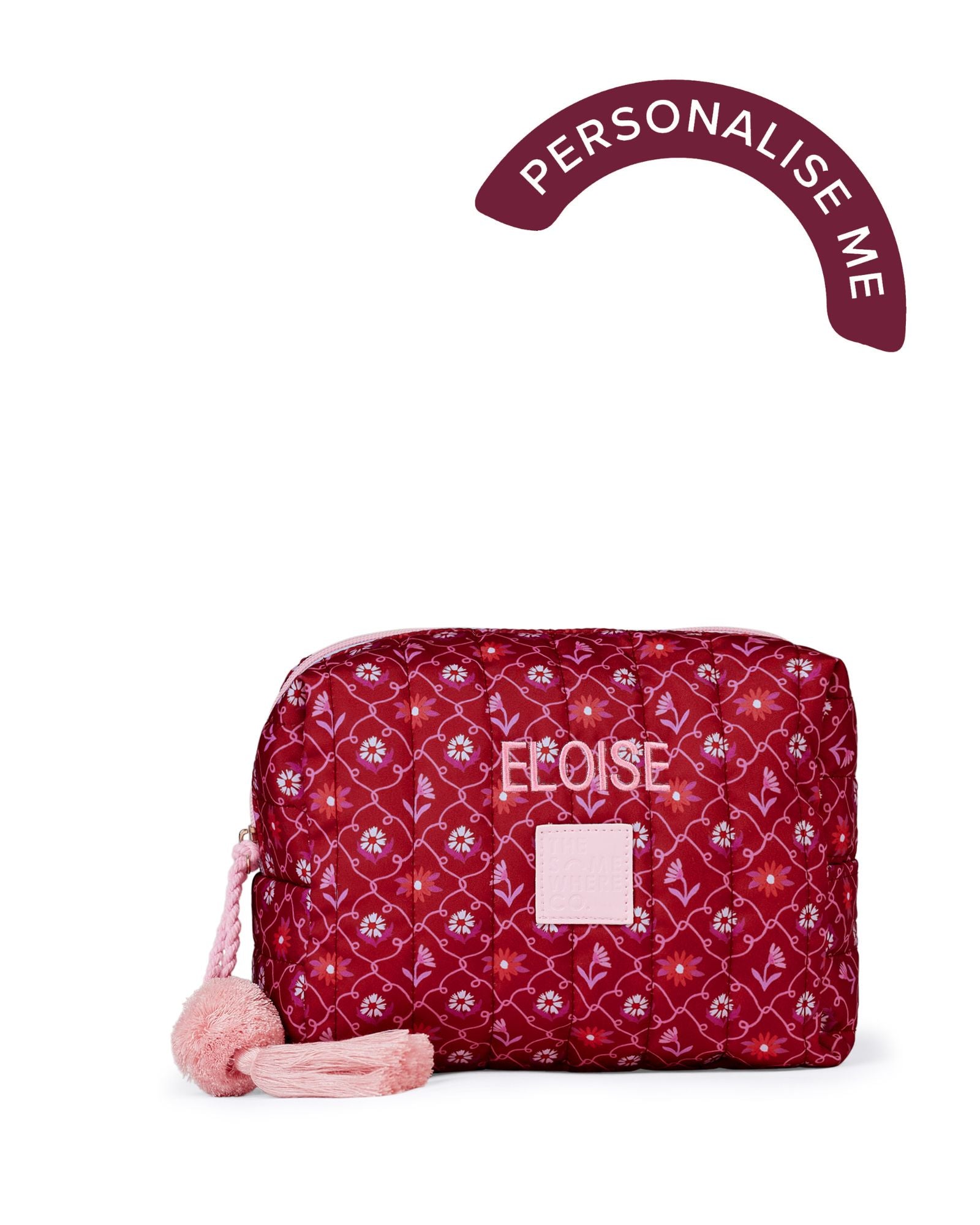 Personalised Rosewood Cosmetic Case