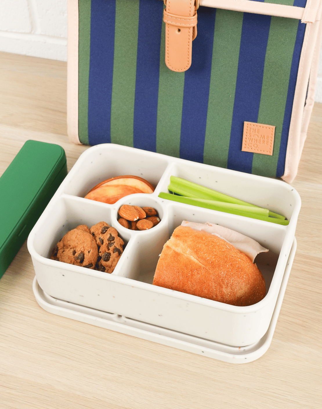 Speckled Large Silicone Bento Lunch Box