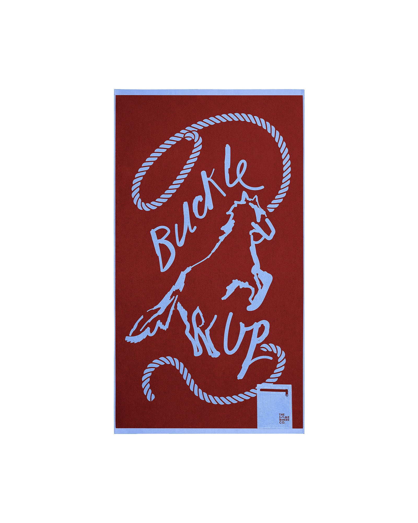 Buckle Up Premium Cotton Beach Towel