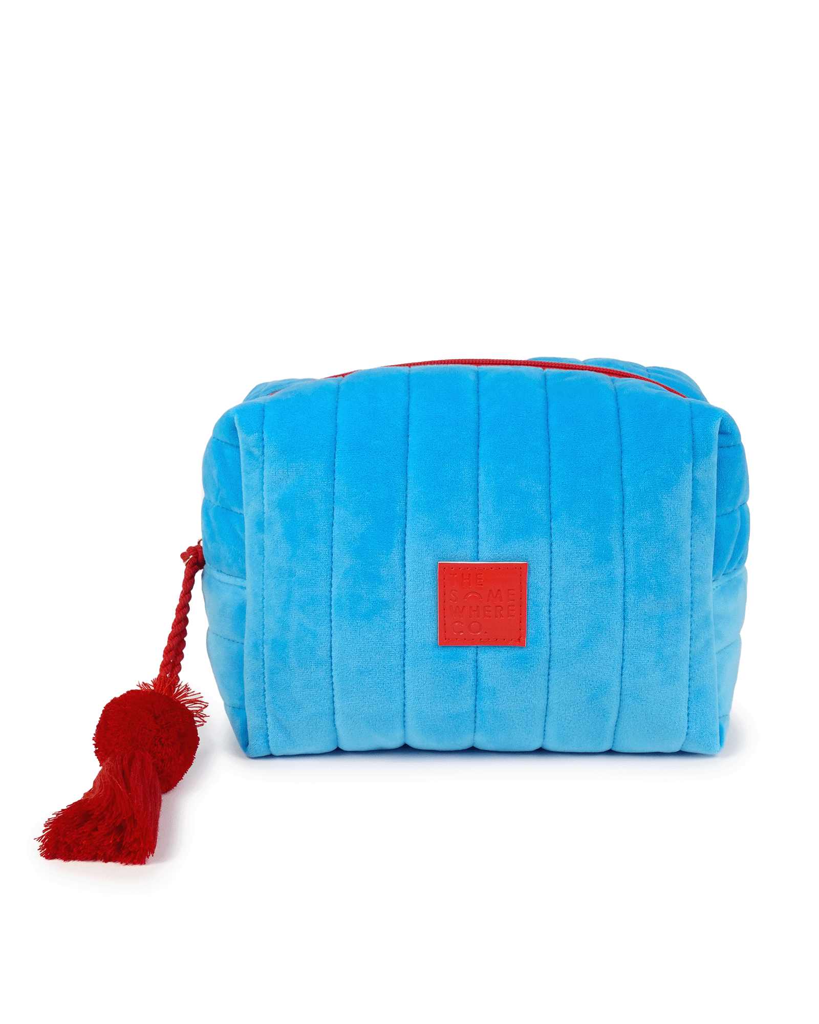 Blue Velvet Cosmetic Case