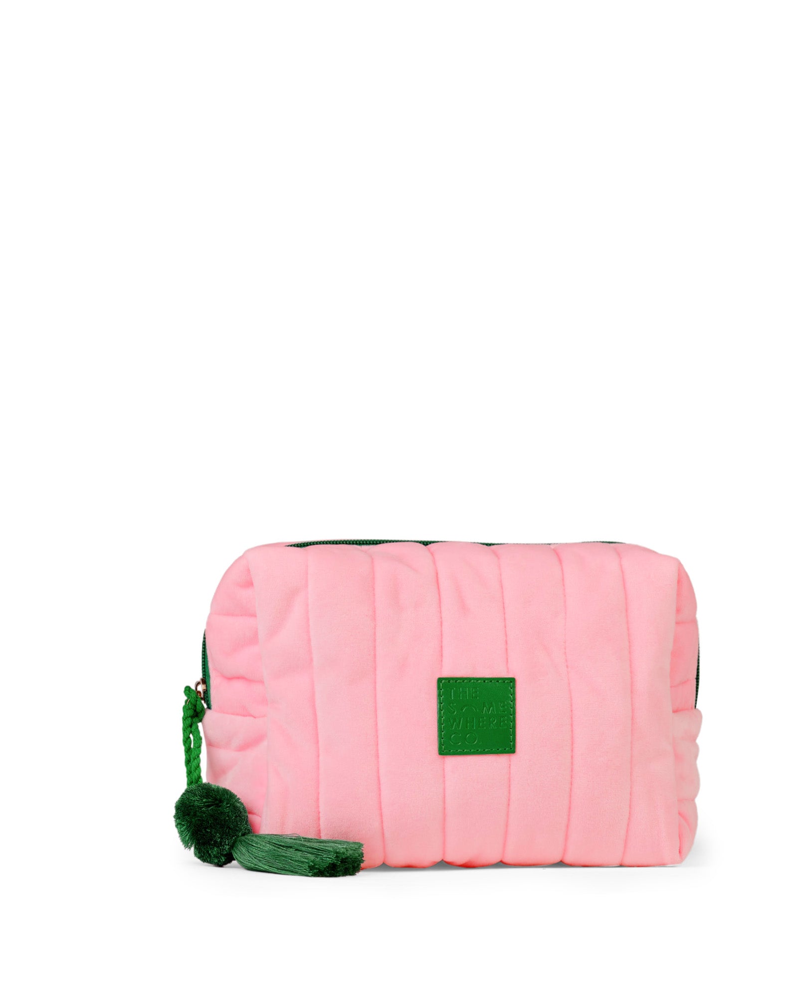 Pink Velvet Cosmetic Case