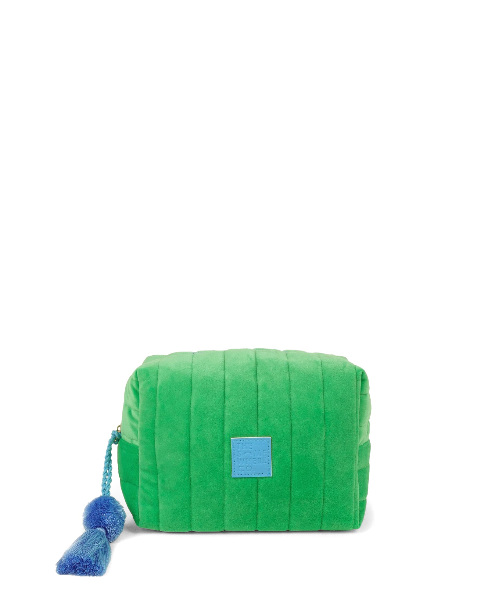 Green Velvet Cosmetic Case