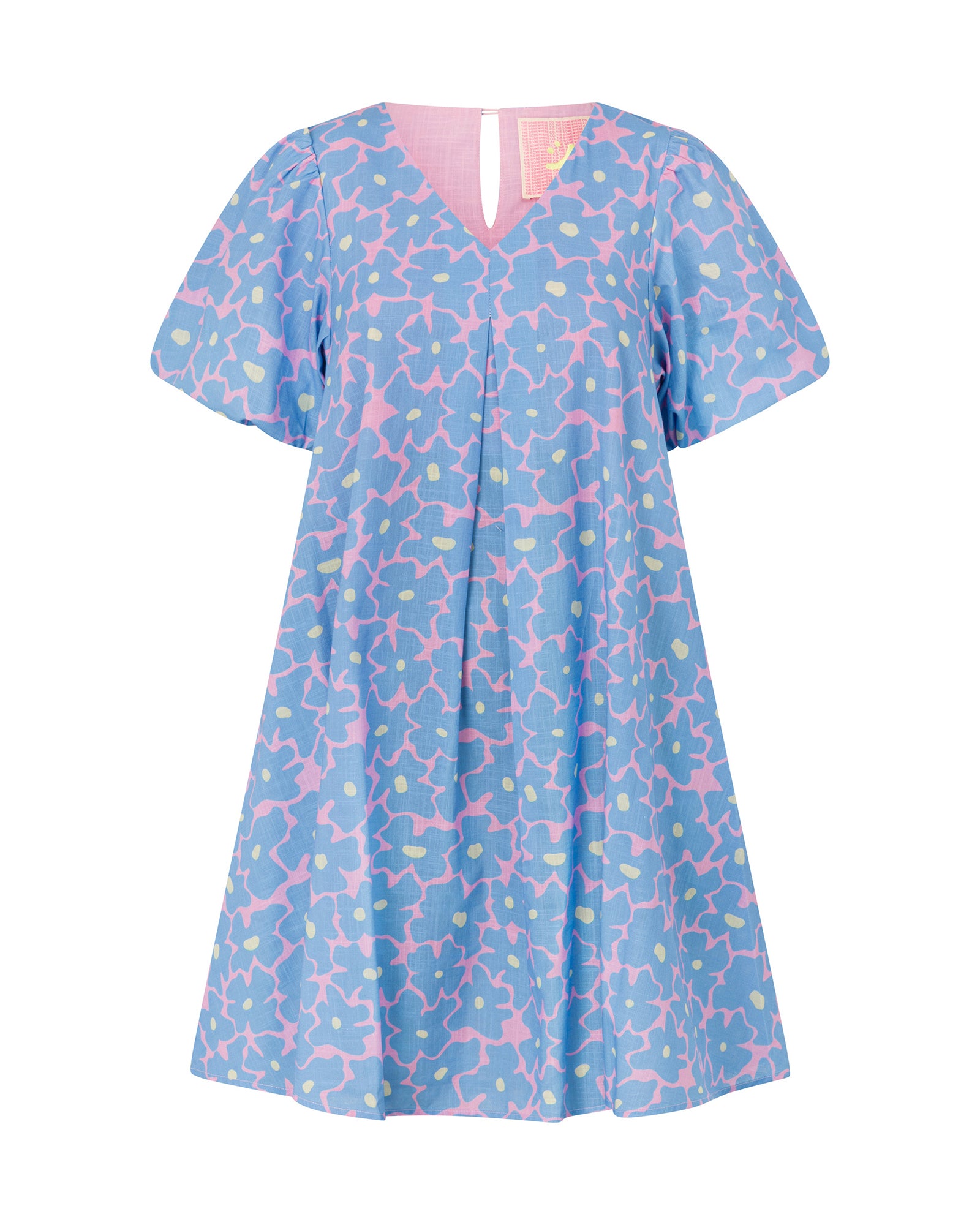 Florence Mini Dress - Blue Blossom