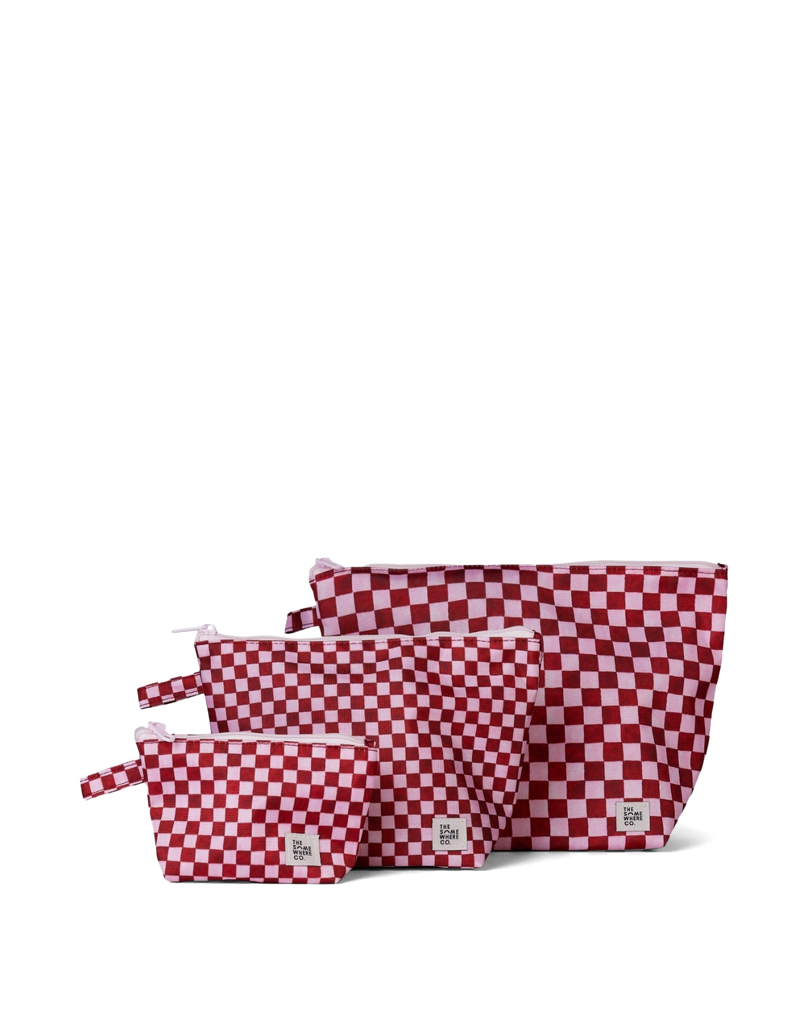Crimson Haze Handy Pouch Trio
