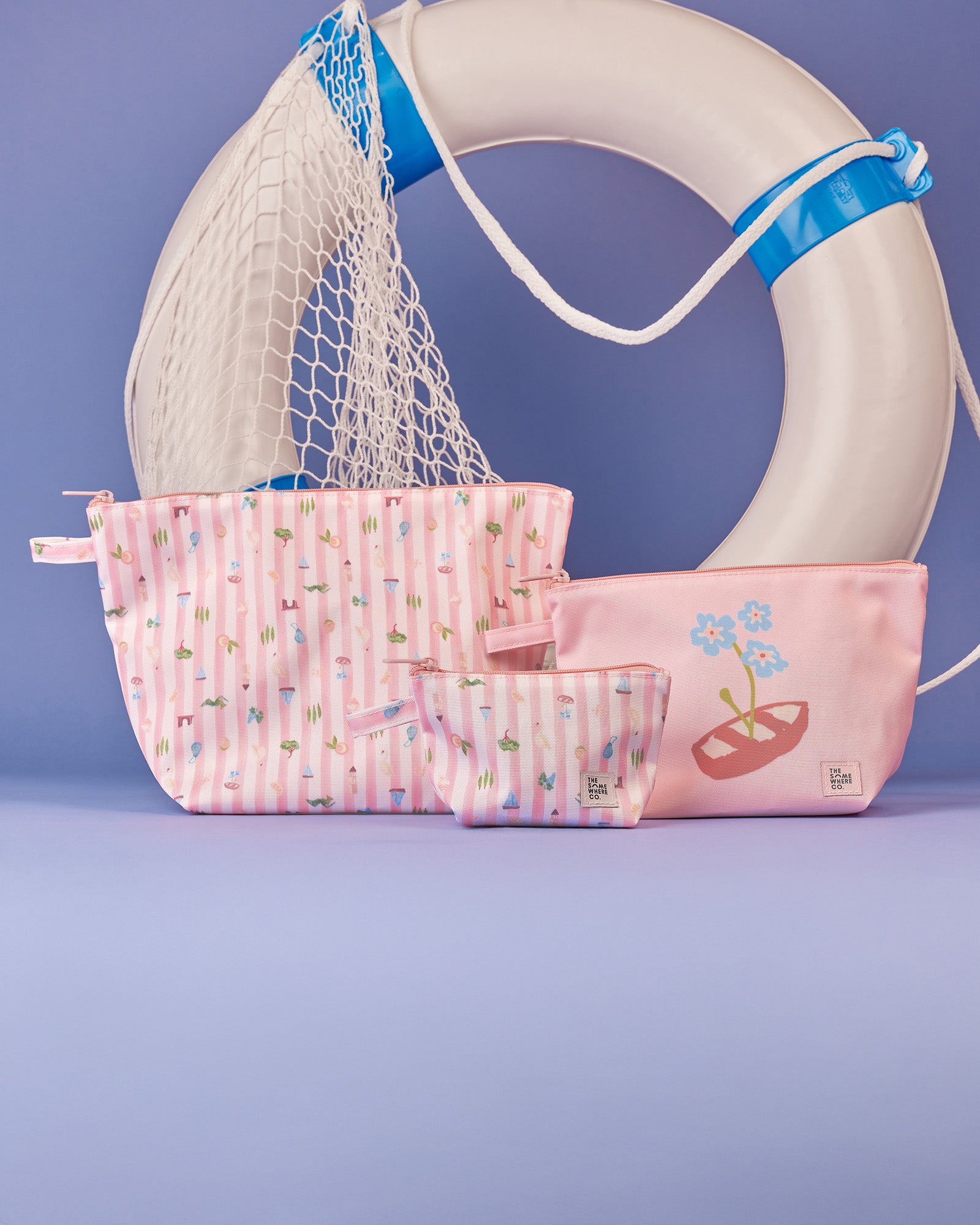 Boat Days Handy Pouch Trio