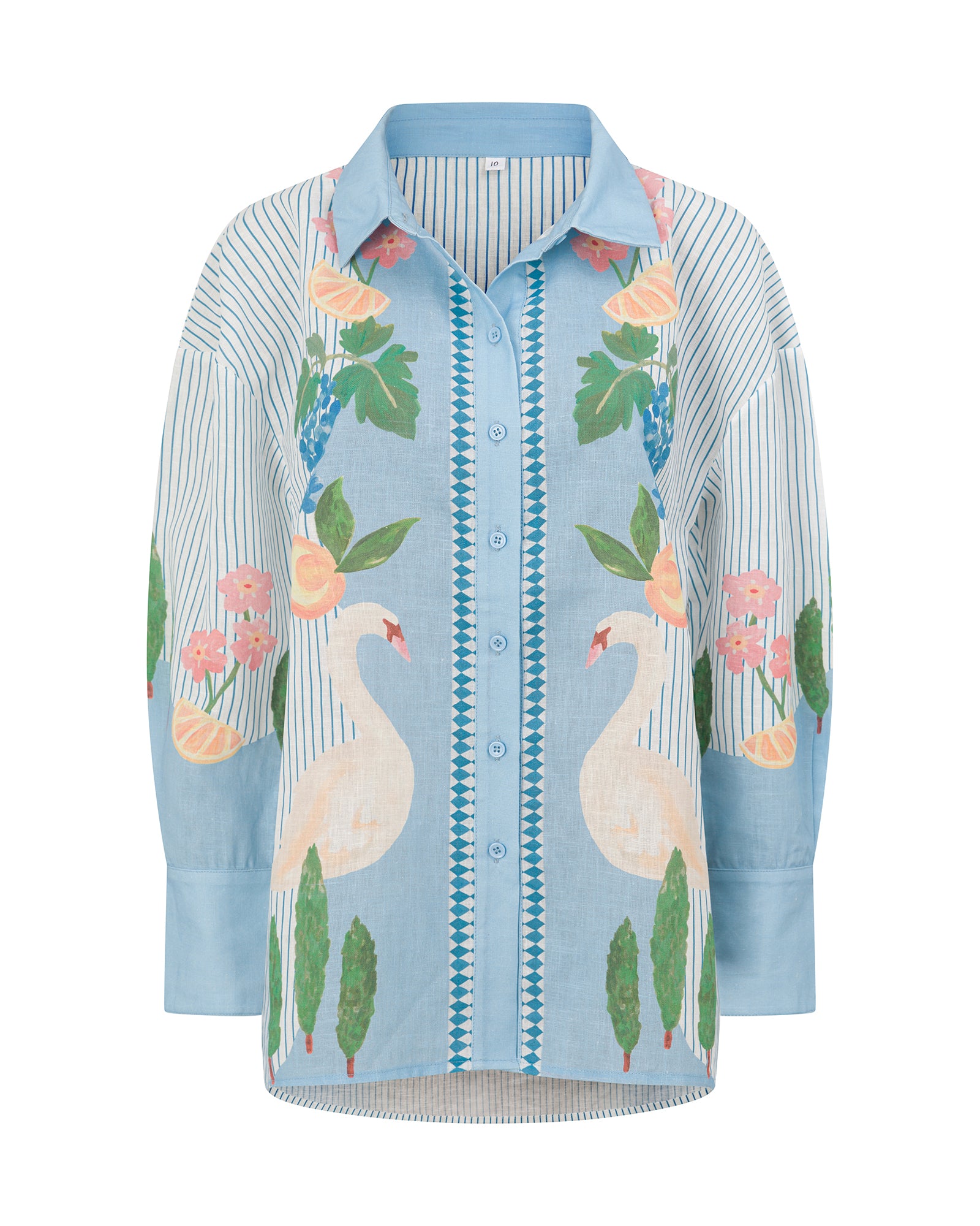 PRE-ORDER Swan Lake Oversized Long Sleeve Shirt