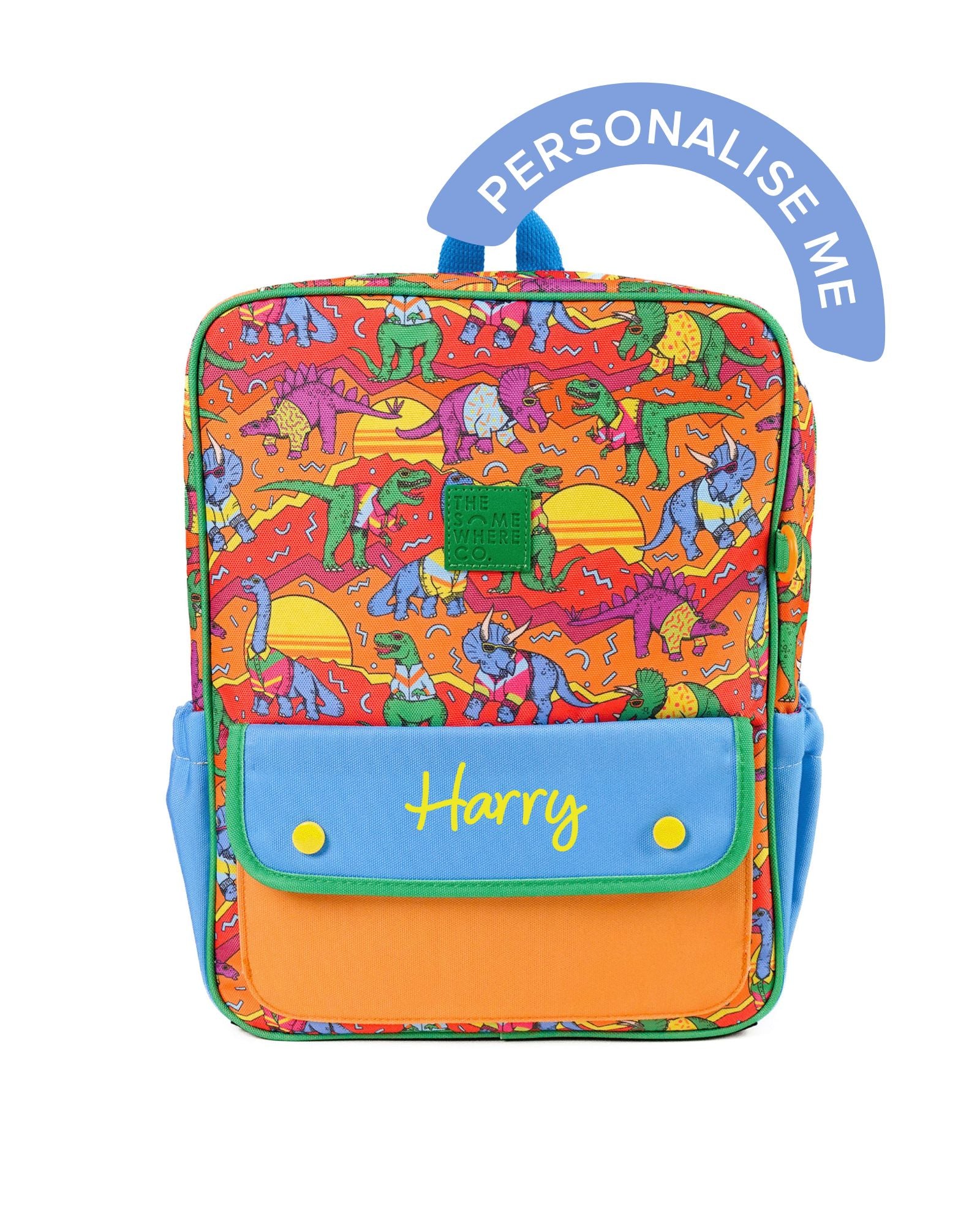 Personalised Dino Daze Mini Adventure Backpack