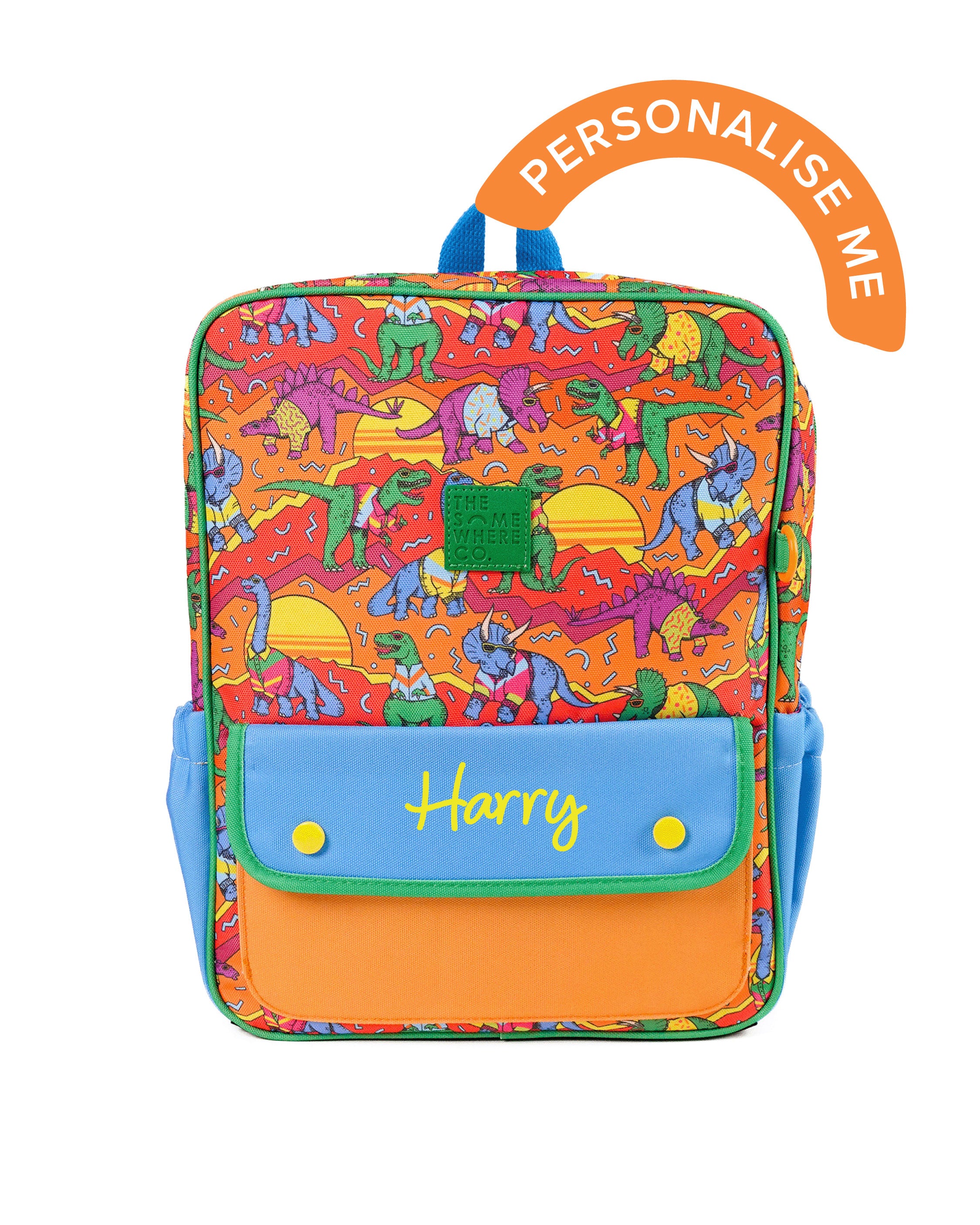 Personalised Dino Daze Mini Adventure Backpack