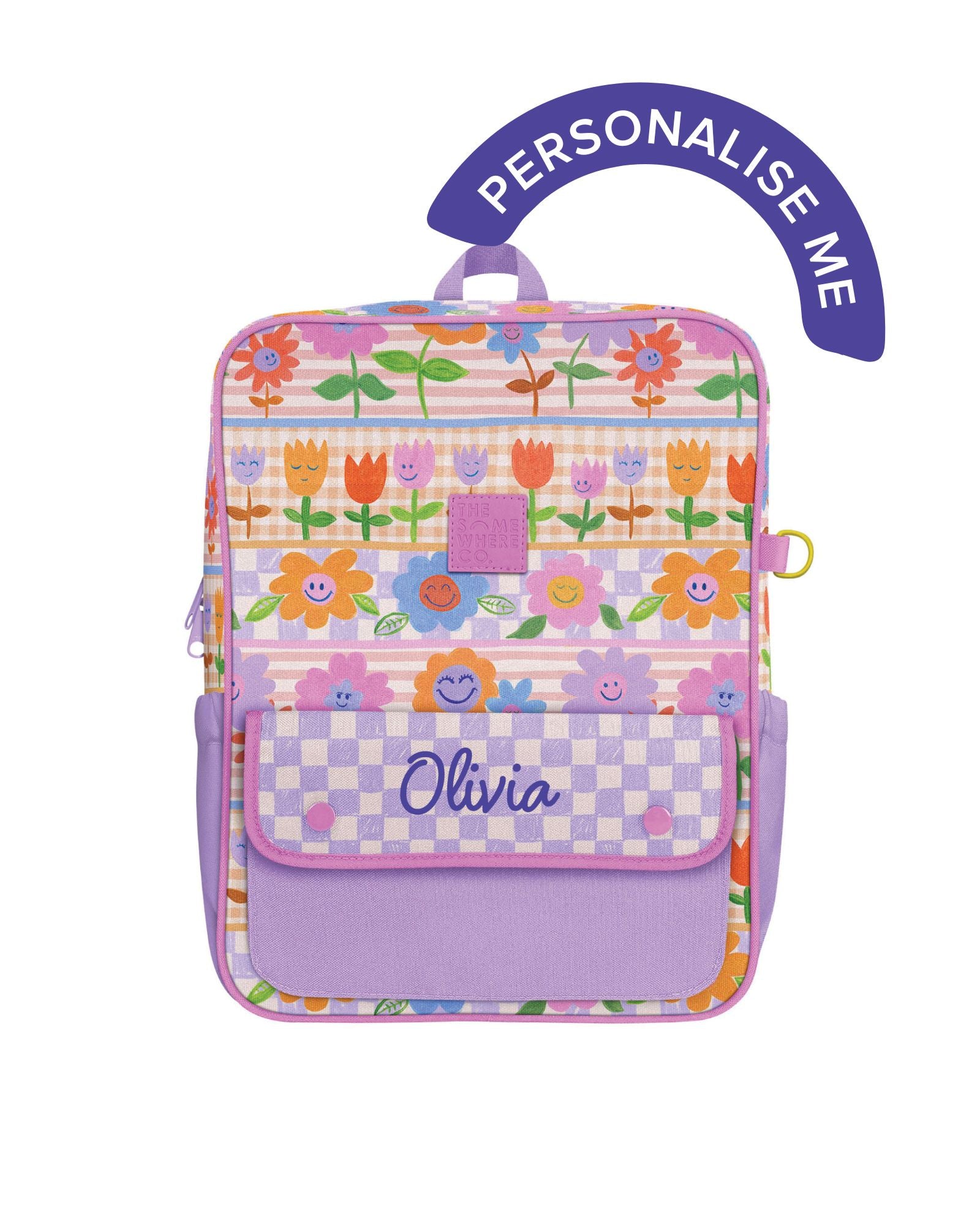 Personalised Flower Garden Mini Adventure Backpack