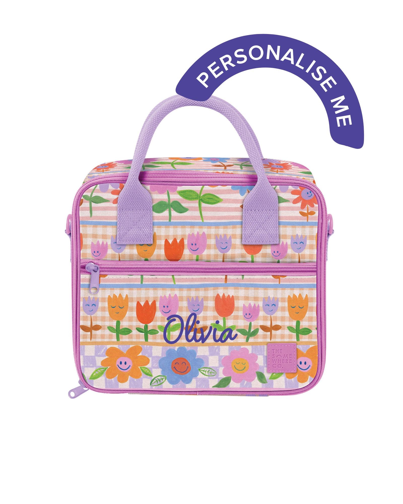 Personalised Flower Garden Mini Lunch Case