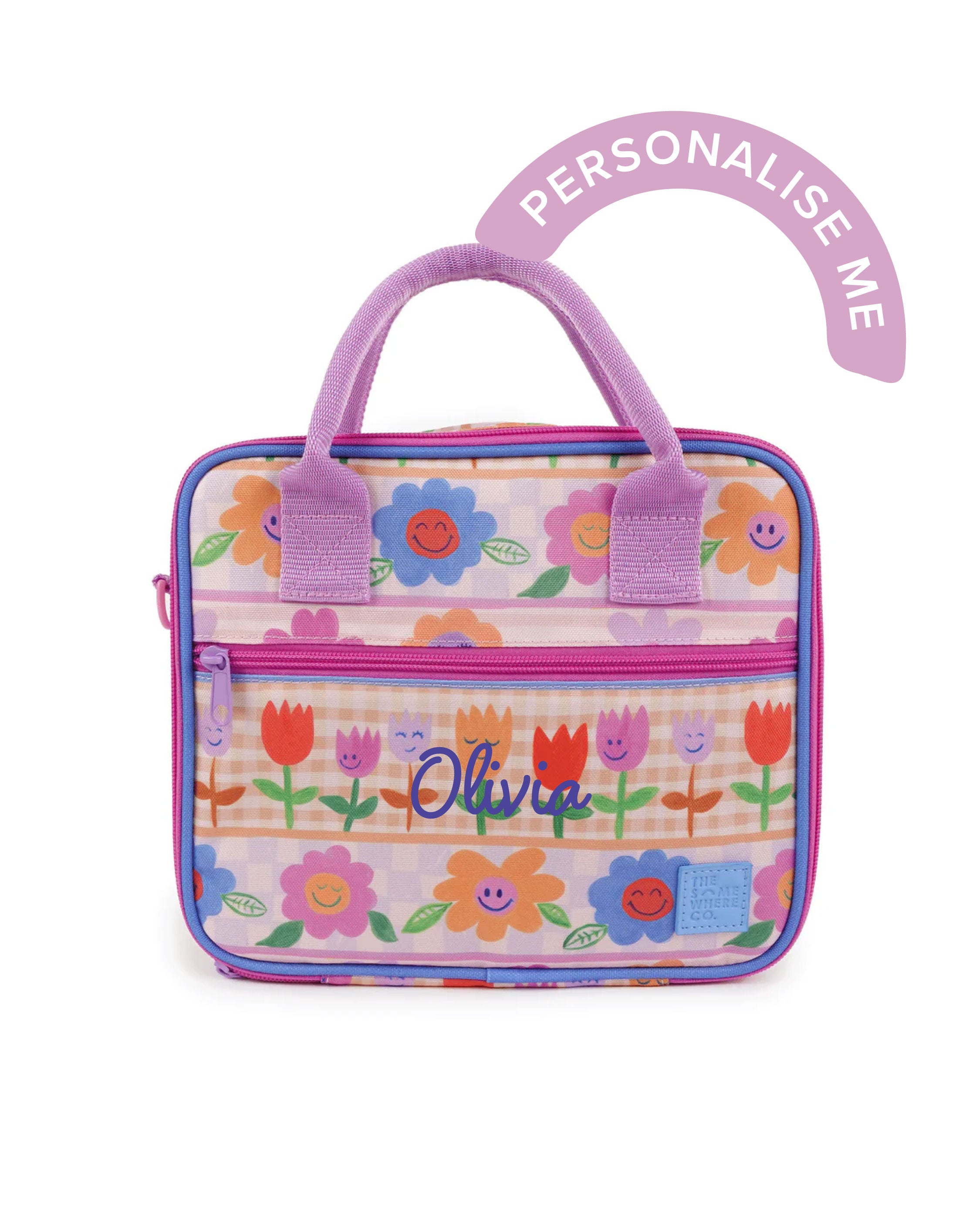 Personalised Flower Garden Mini Lunch Case