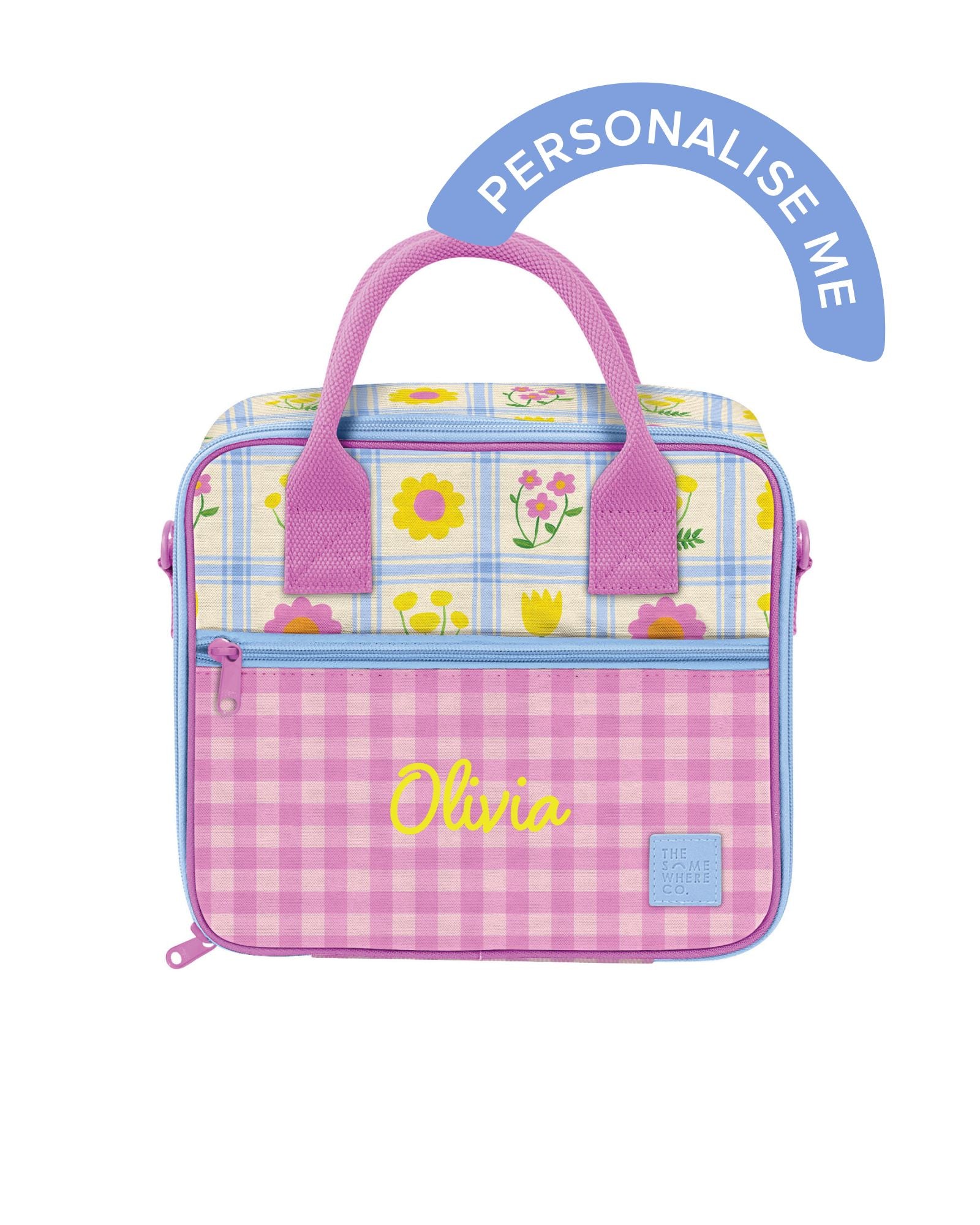 Personalised Posy Picnic Mini Lunch Case