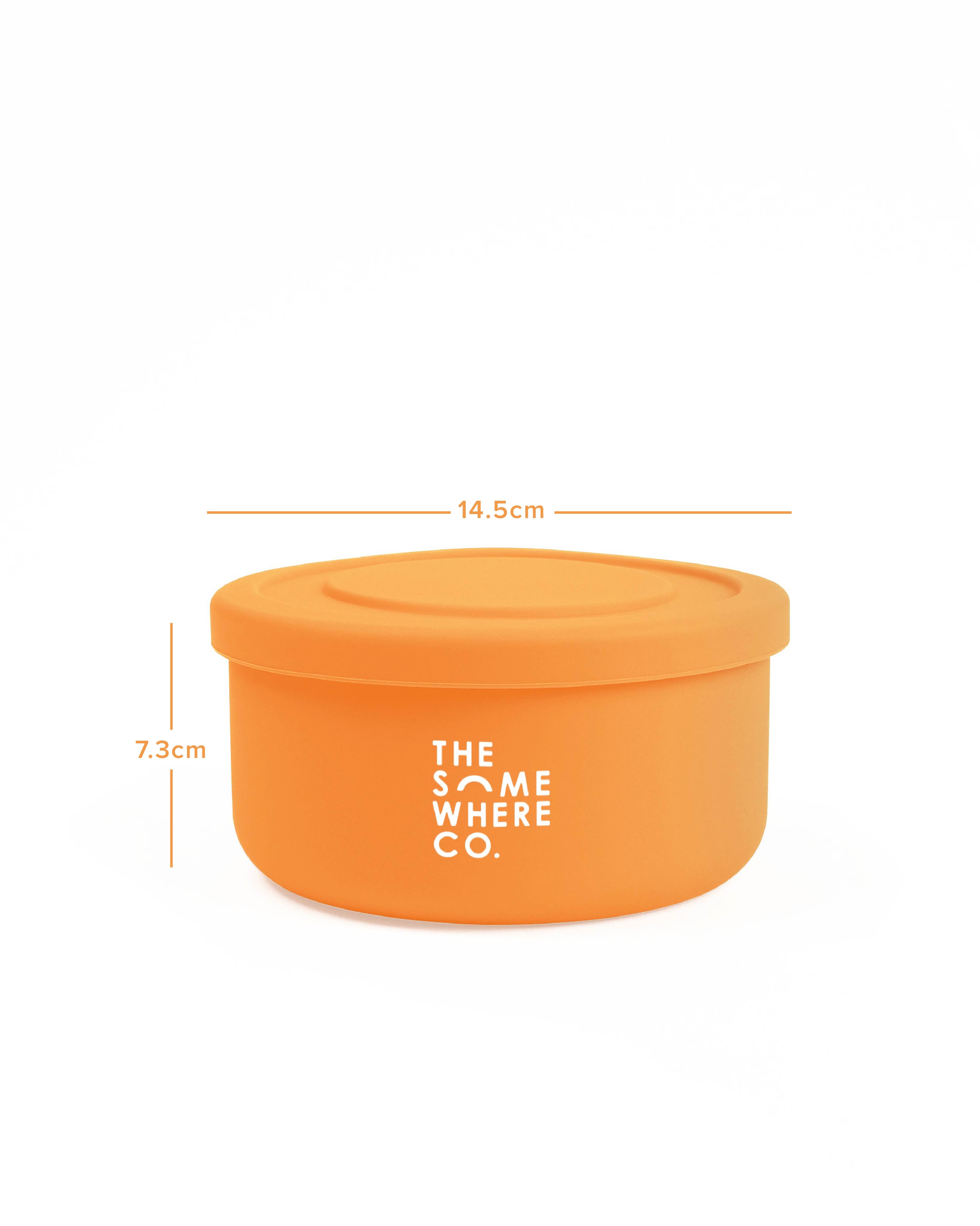 Apricot Round Silicone Lunch Box