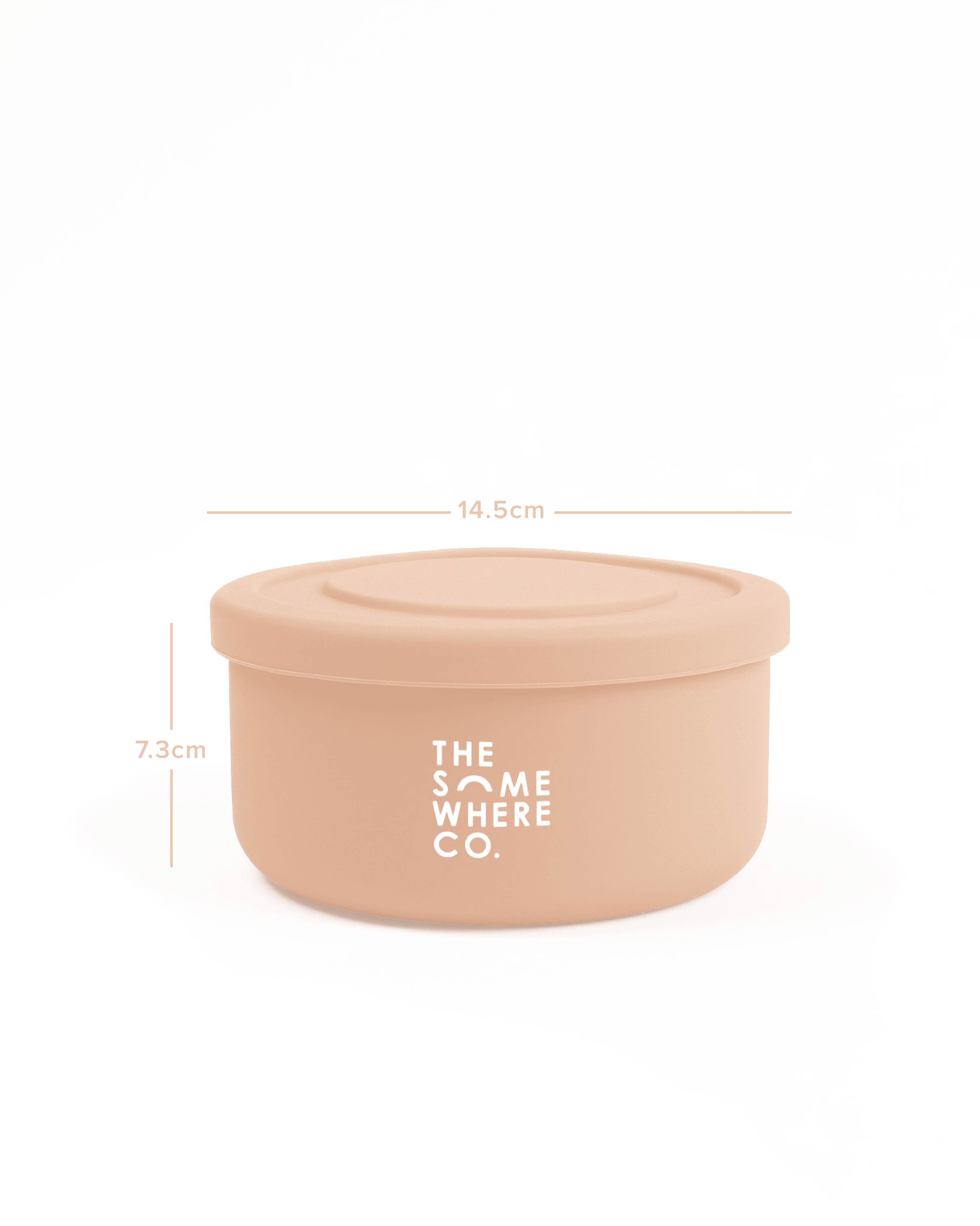 Blush Round Silicone Lunch Box