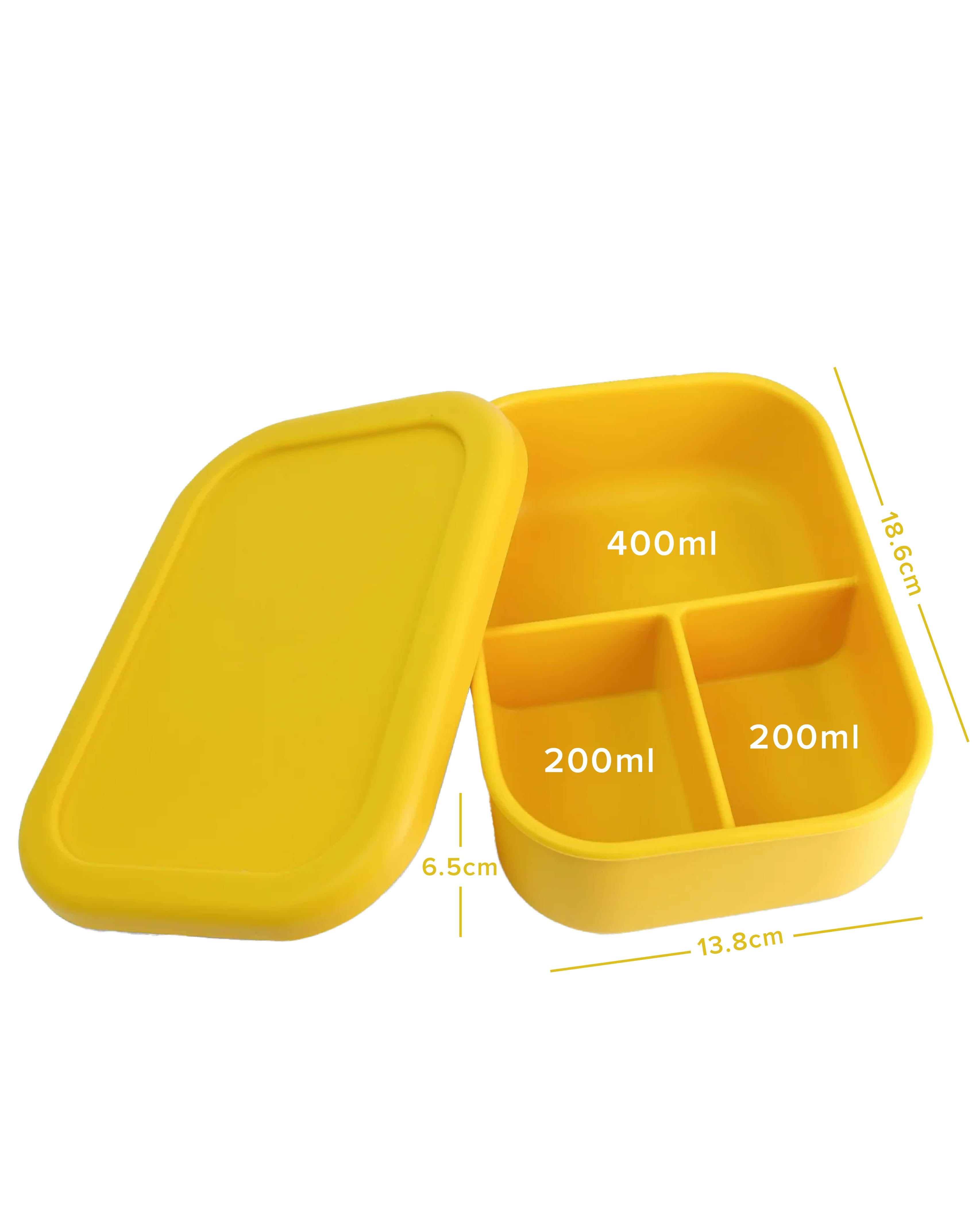 Mustard Silicone Bento Lunch Box