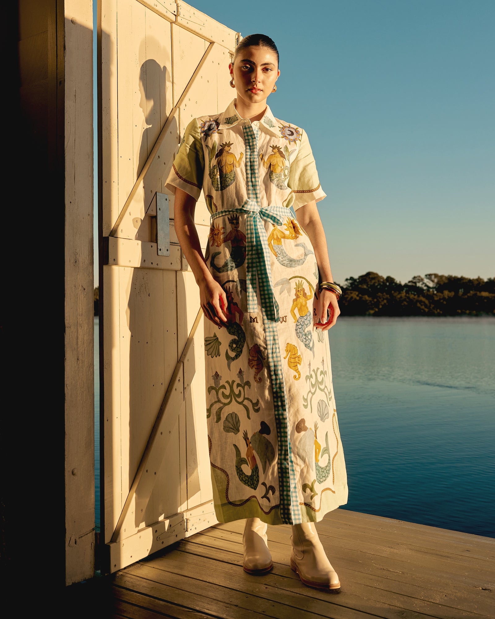My Own Muse Maxi Shirt Dress