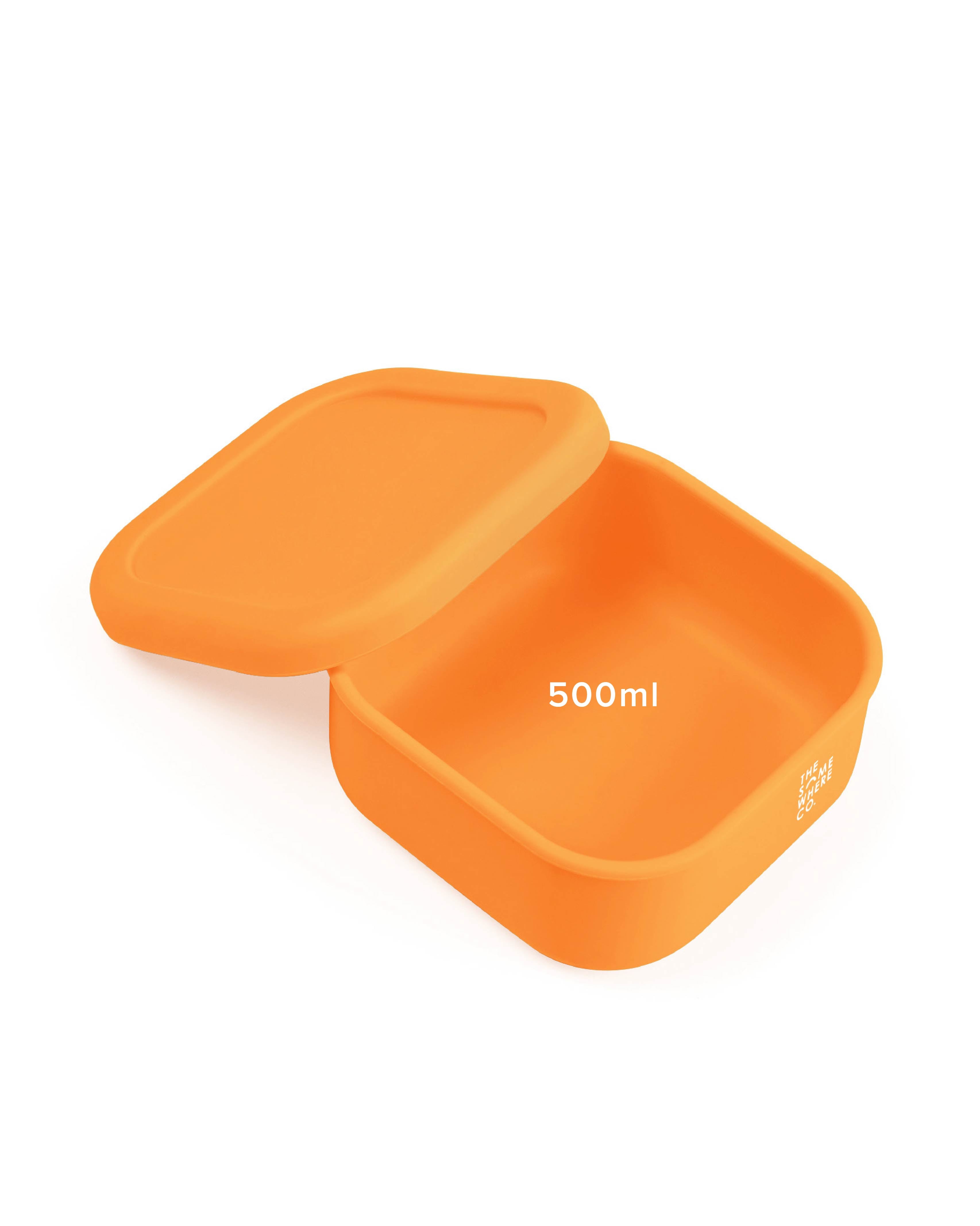 Apricot Square Silicone Lunch Box