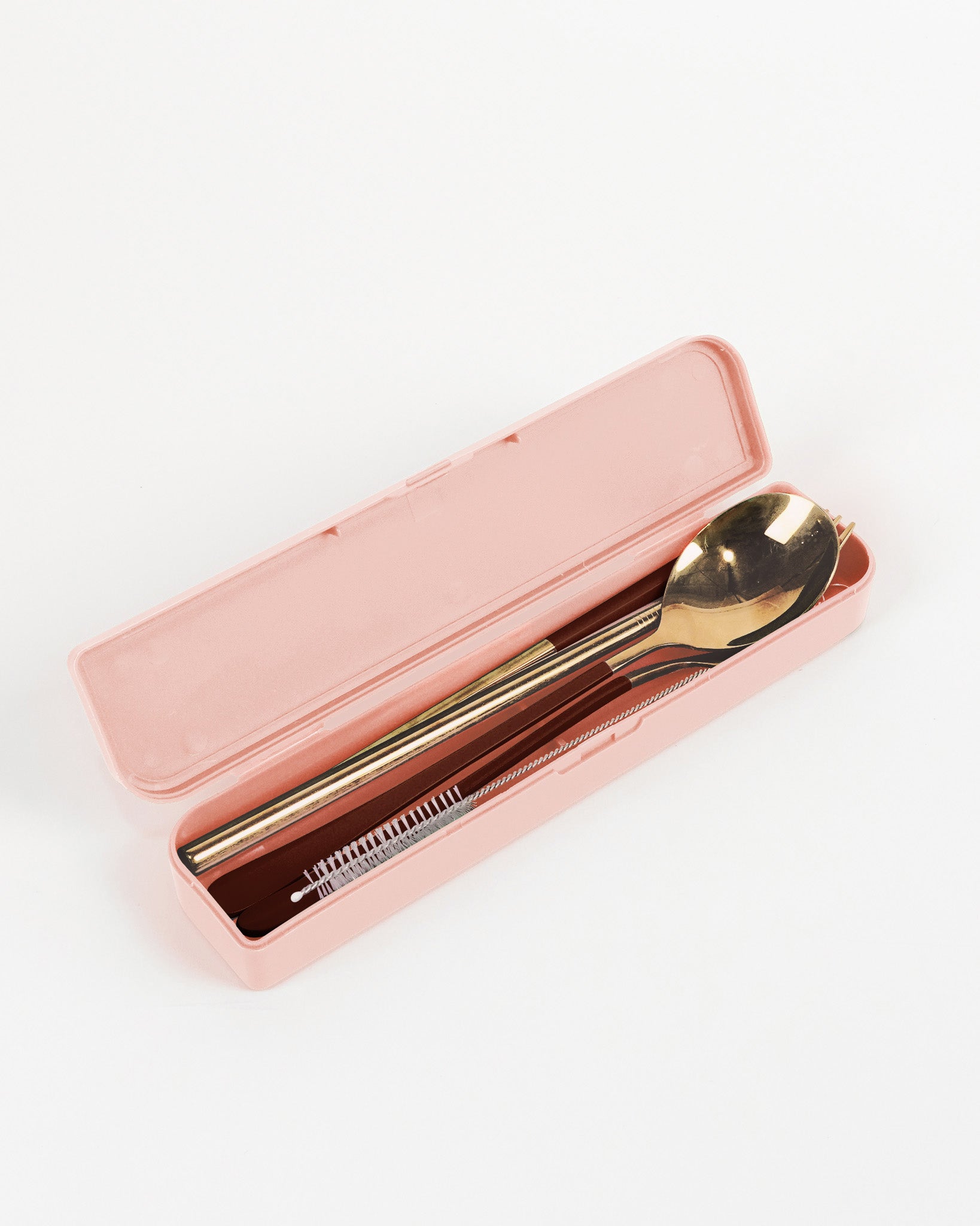 Cutlery Kit - Gold with Chocolate Handle