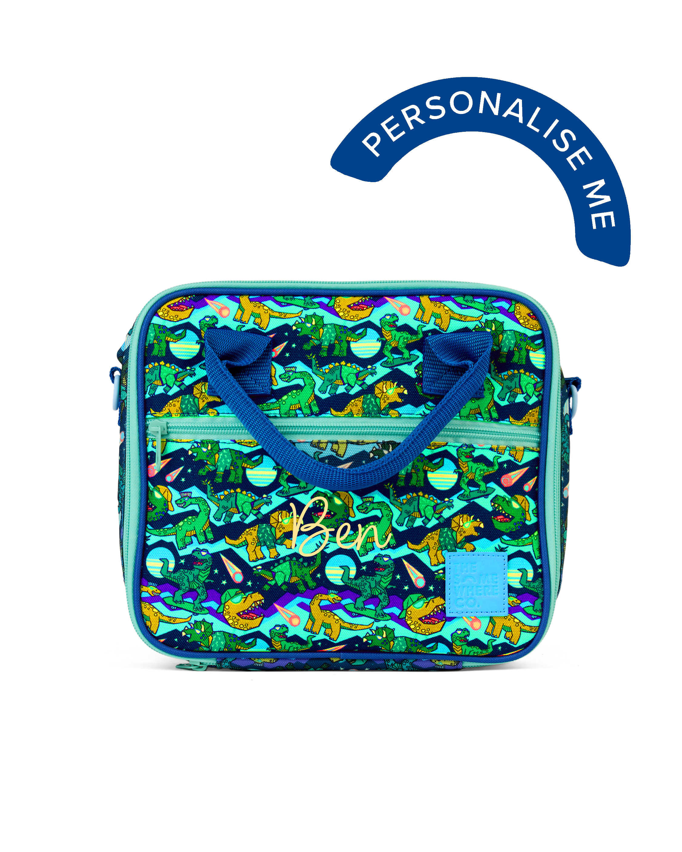 Personalised Dino Rave Mini Lunch Case