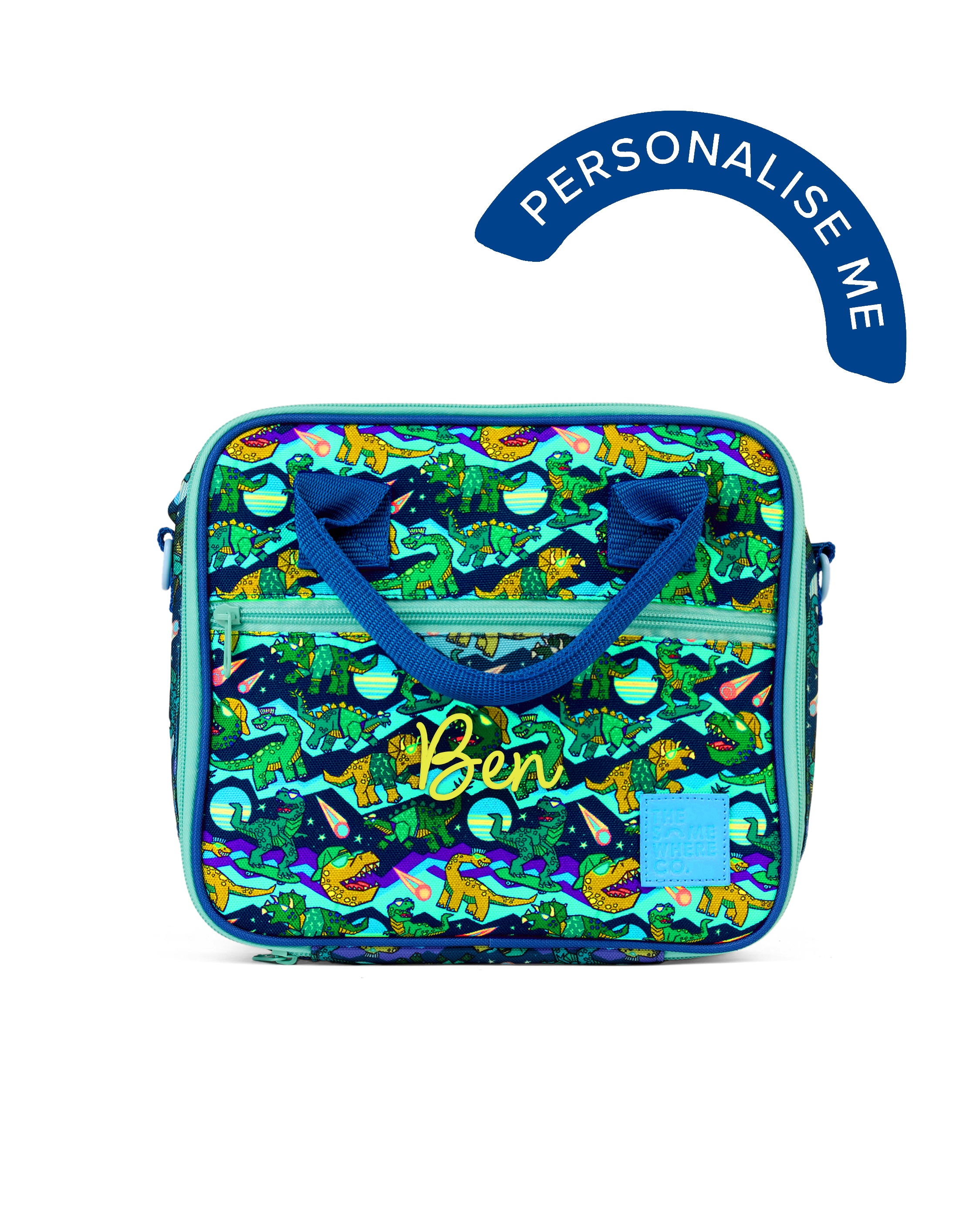 Personalised Dino Rave Mini Lunch Case