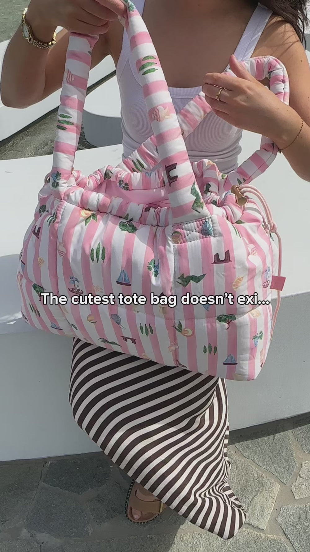 Sunburst - Marshmallow Midi Tote – The Somewhere Co. AUS