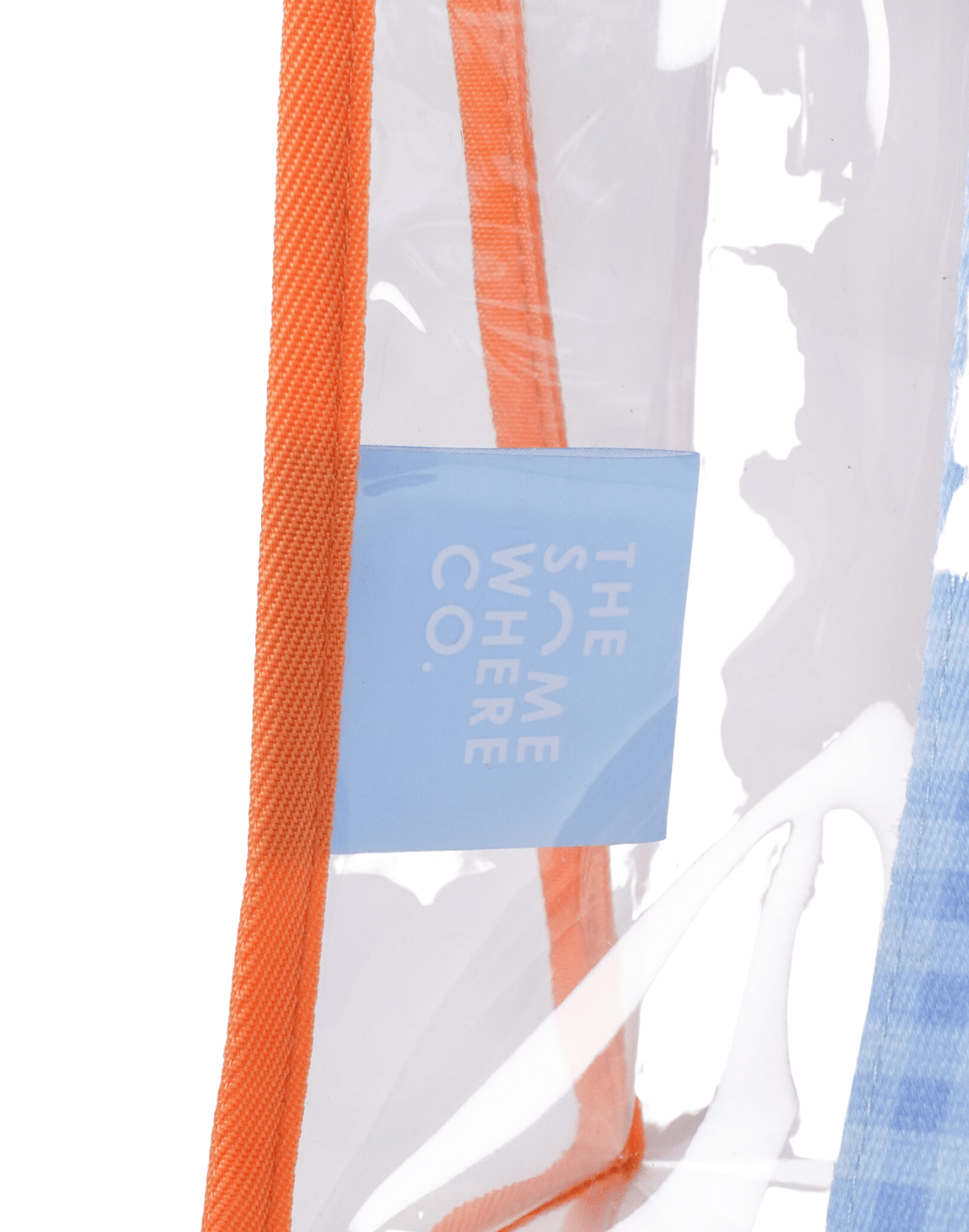 Blue & Orange Cheeky Tote Bag