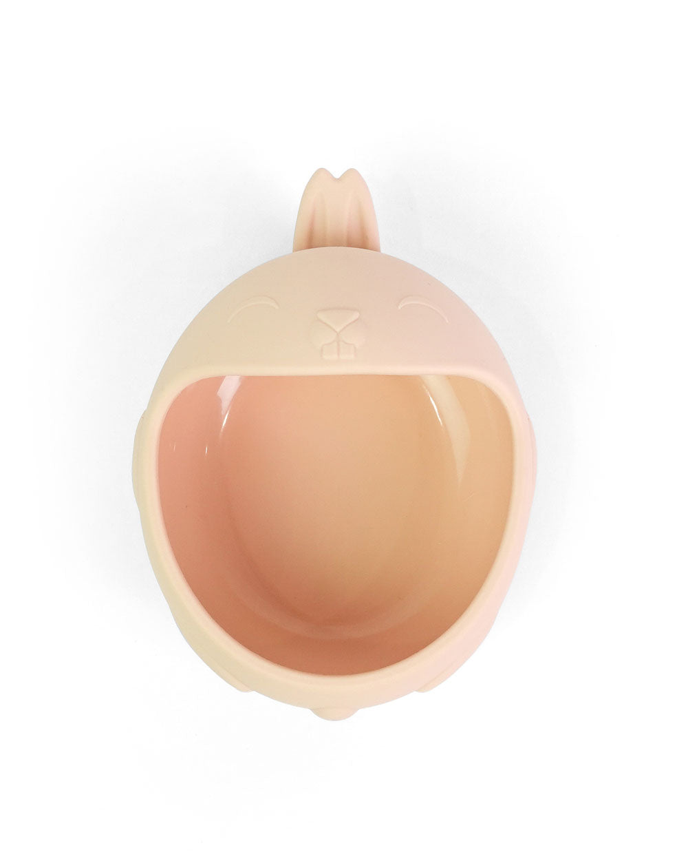 Blush Bunny Silicone Suction Bowl w/ Cutlery