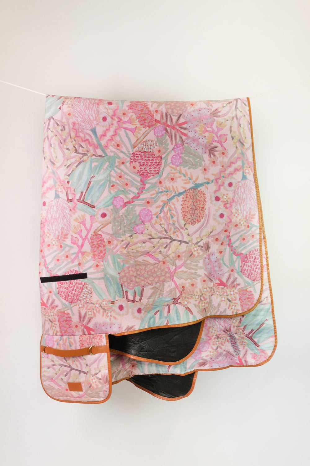 Blushing Banksia Picnic Rug