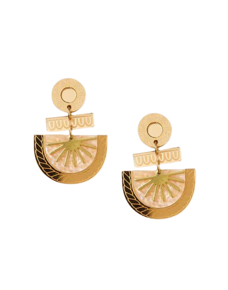 Byzantine Earrings - Gold