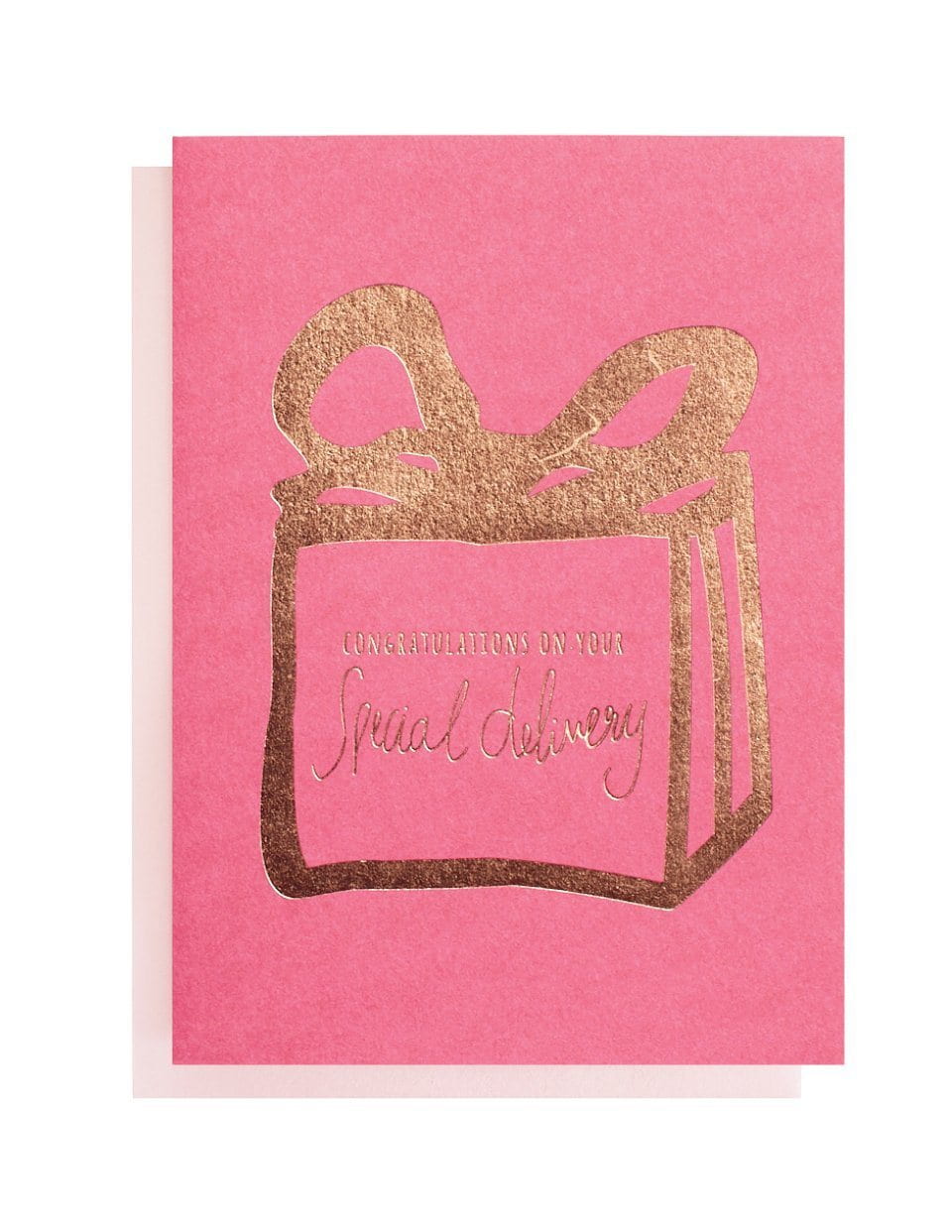 Special Delivery Foiled Greeting Card