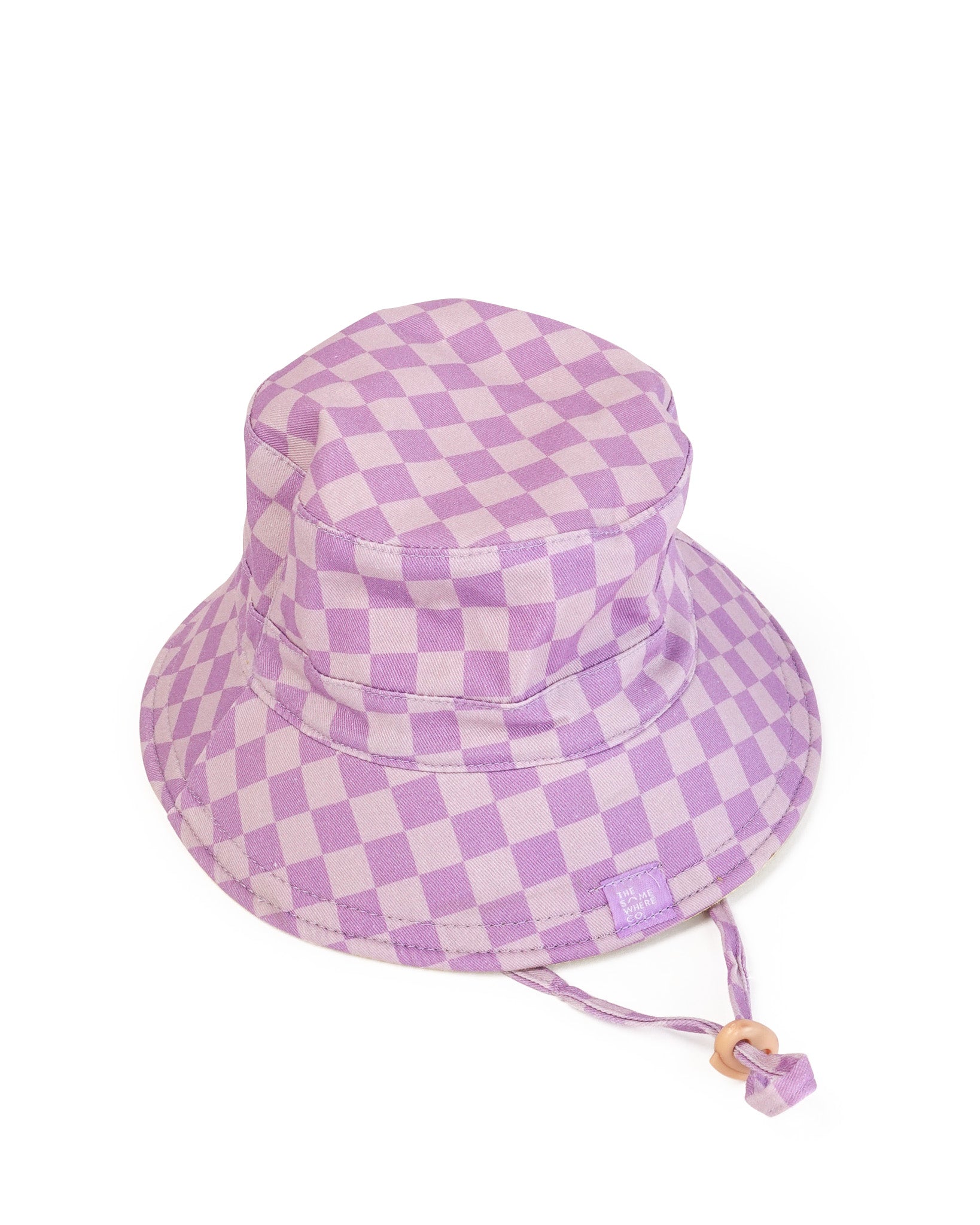 Yellow & Lilac Reversible Mini Bucket Hat
