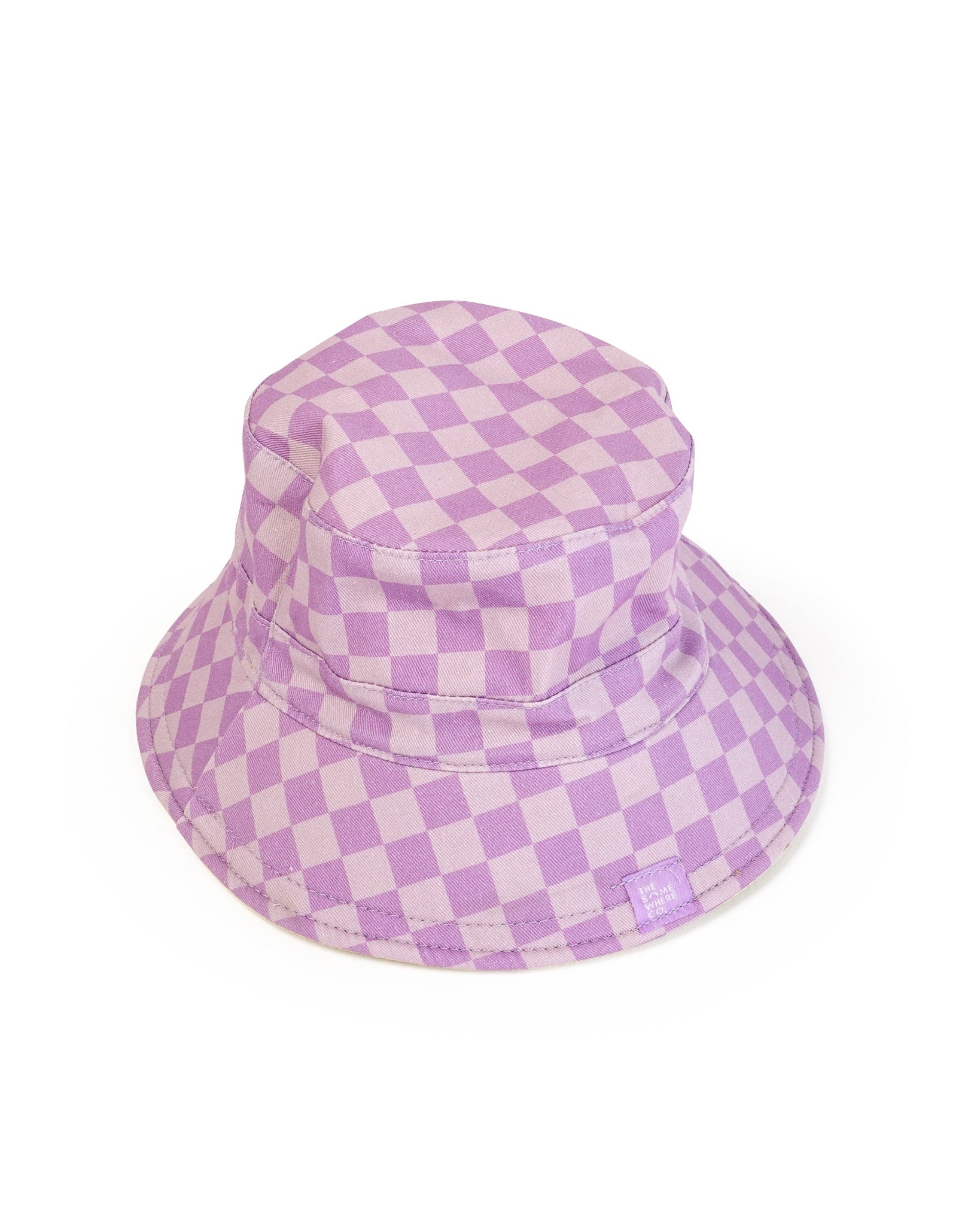Yellow & Lilac Reversible Mini Bucket Hat