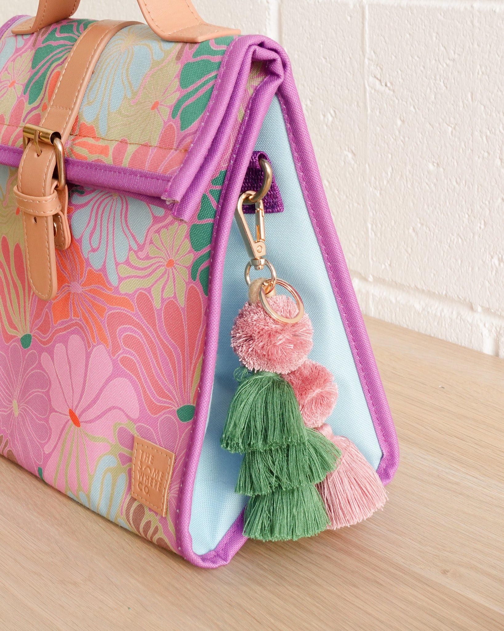 Pom Pom Pink & Green