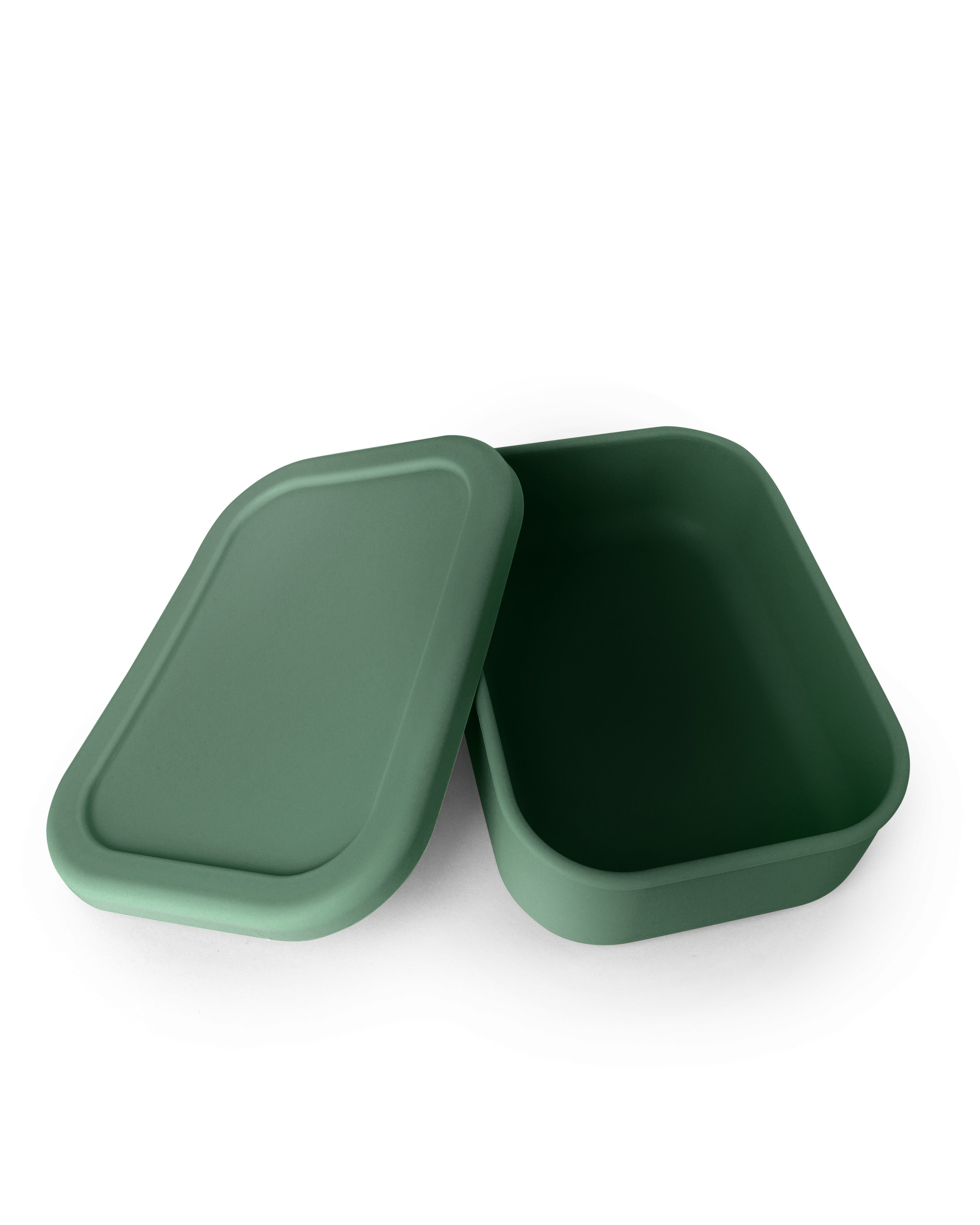 Forest Green Silicone Lunch Box