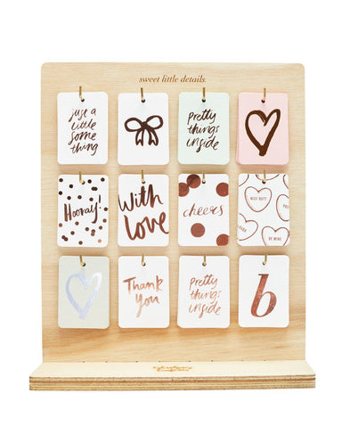 Individual Foiled Gift Tags (Print) | Blushing Confetti