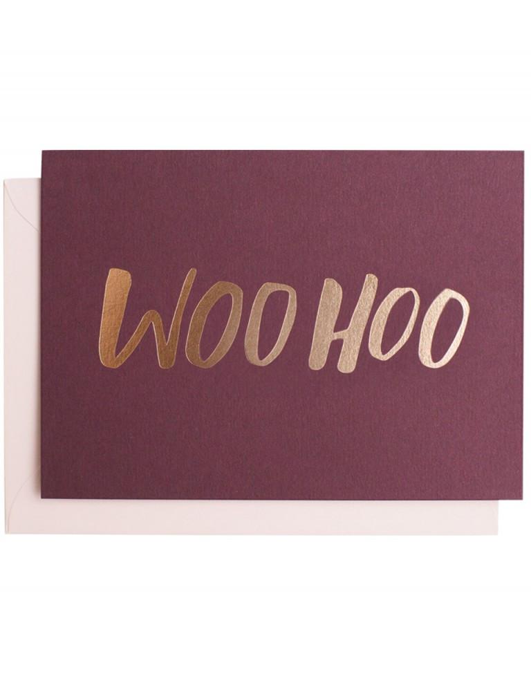 WooHoo Greeting Card | Blushing Confetti
