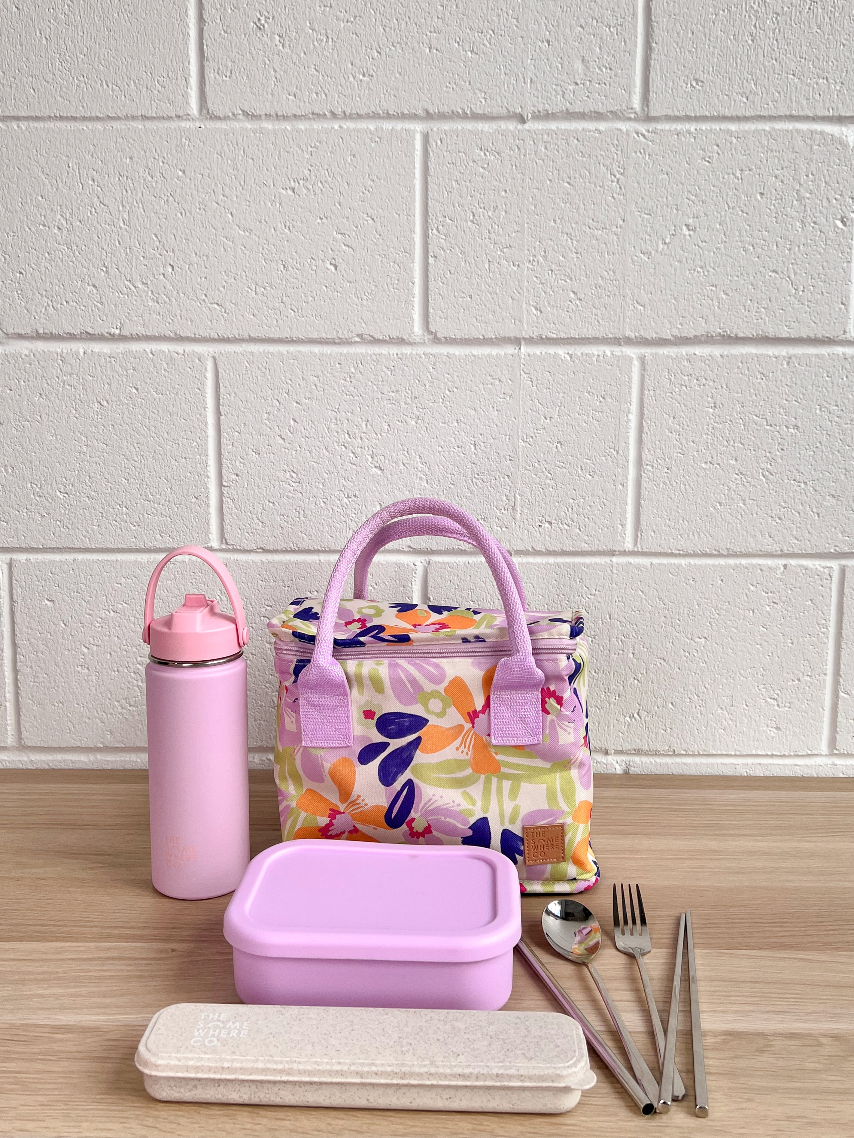 Lilac Silicone Bento Lunch Box