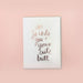 So Into You foiled greeting card | Blushing Confetti
