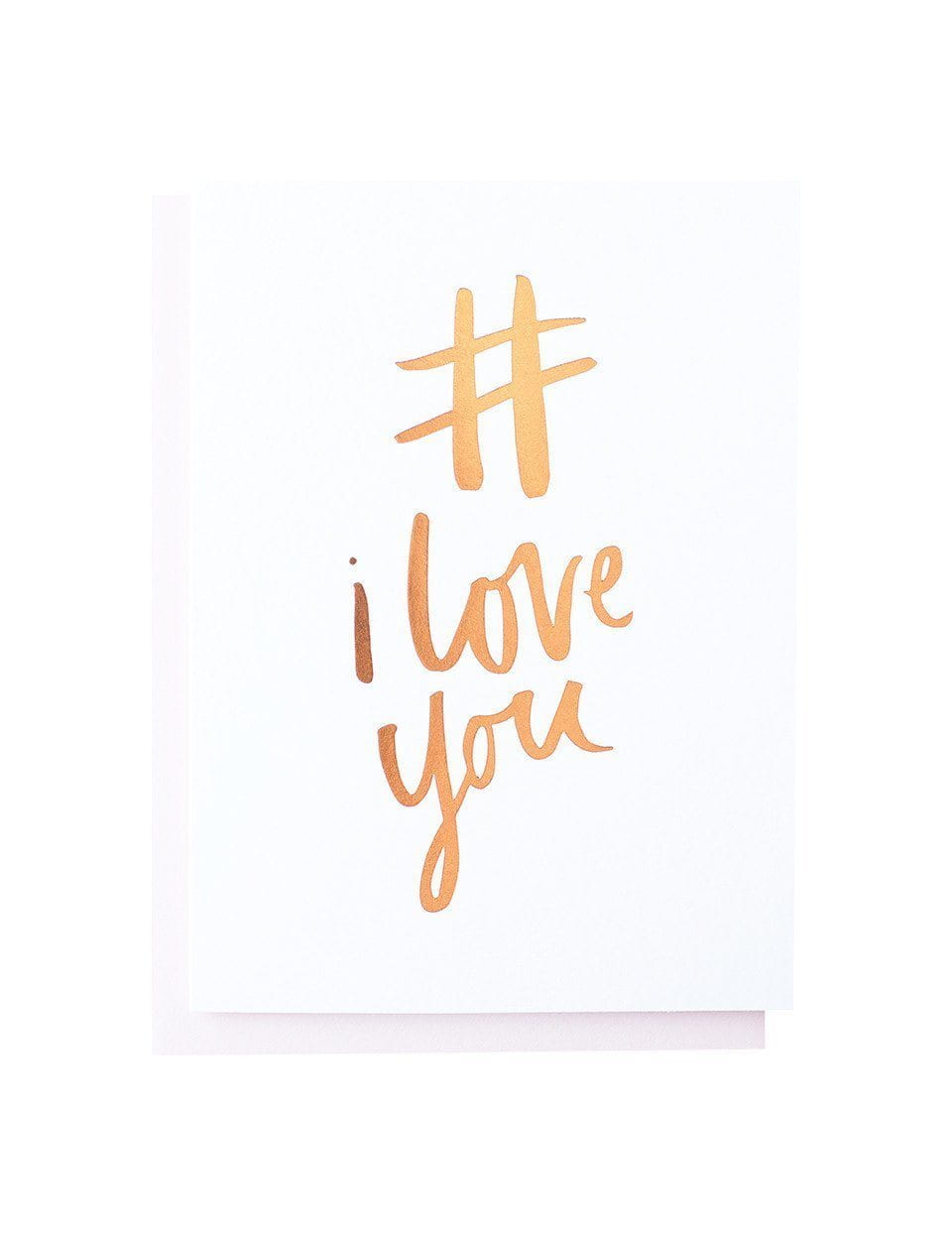 # I Love You Greeting Card | Blushing Confetti