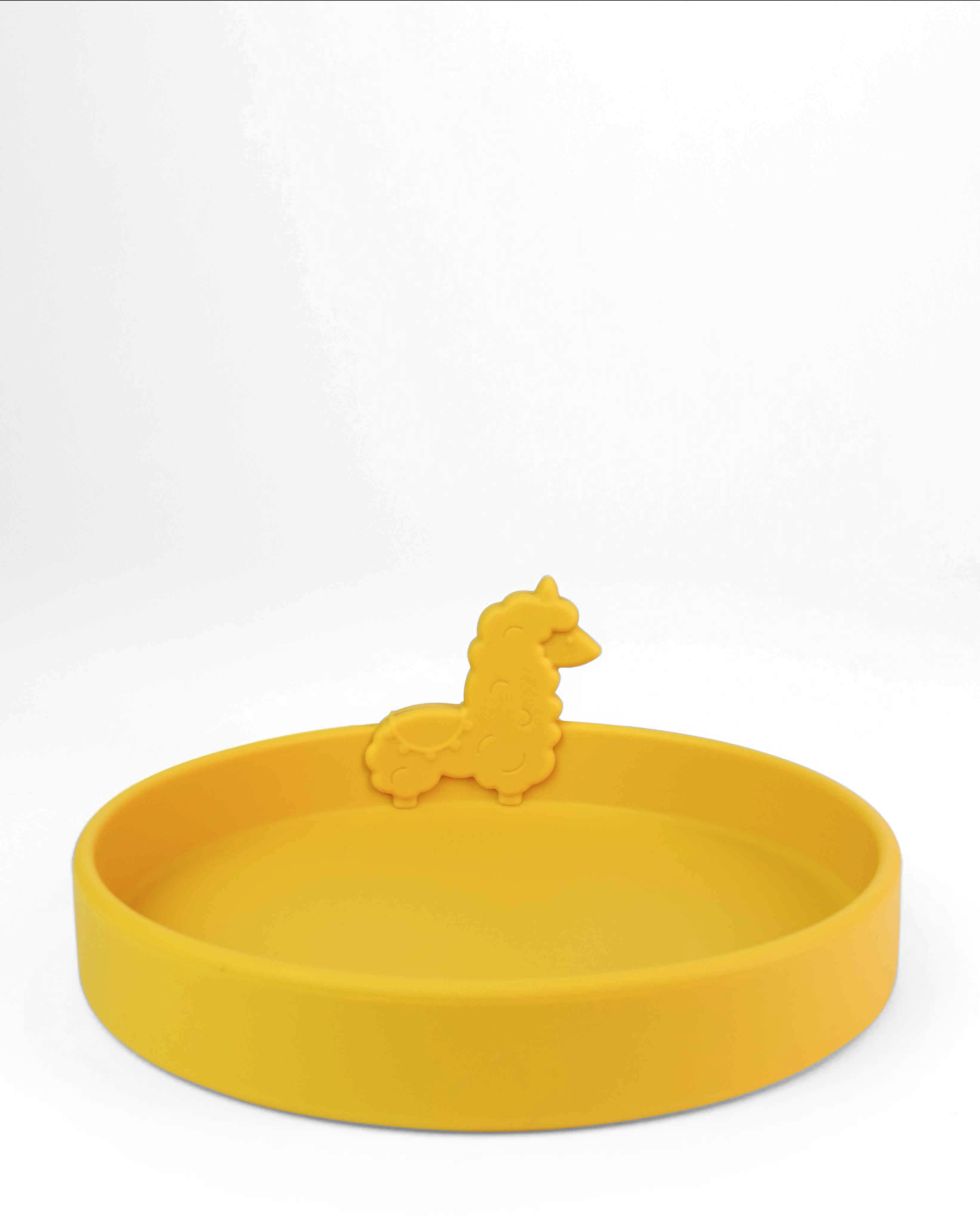 Llama Silicone Plate (Mustard)