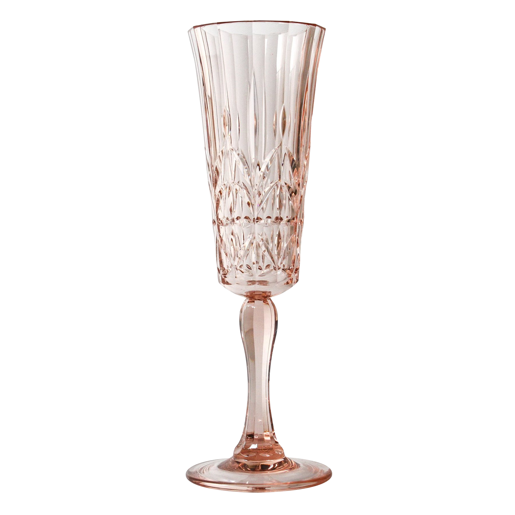 Marquee Acrylic Champagne Flute - Blush