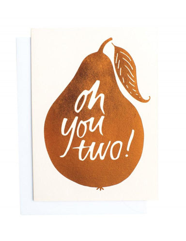 Oh You Two Greeting Card | Blushing Confetti