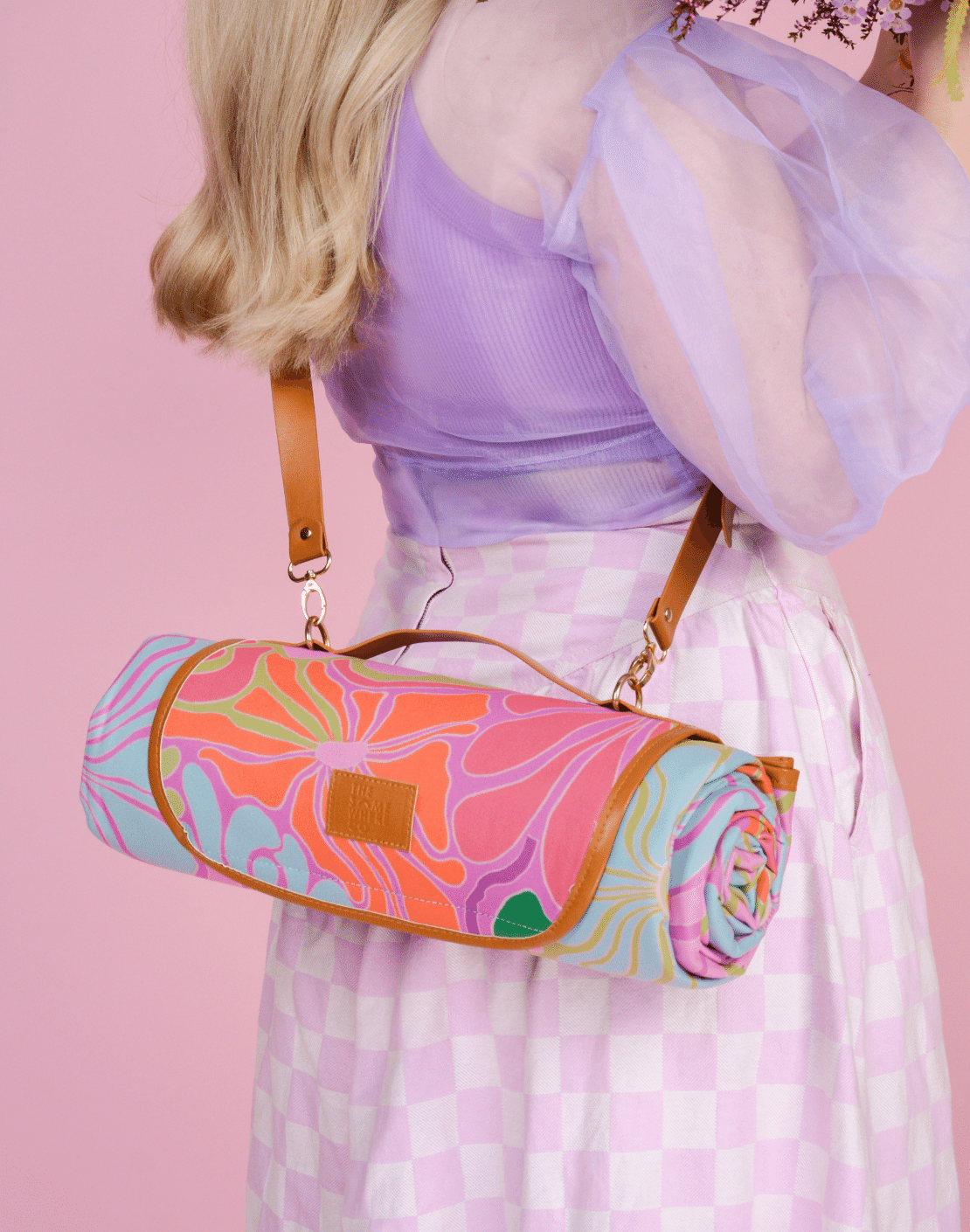 Flower Power Picnic Rug
